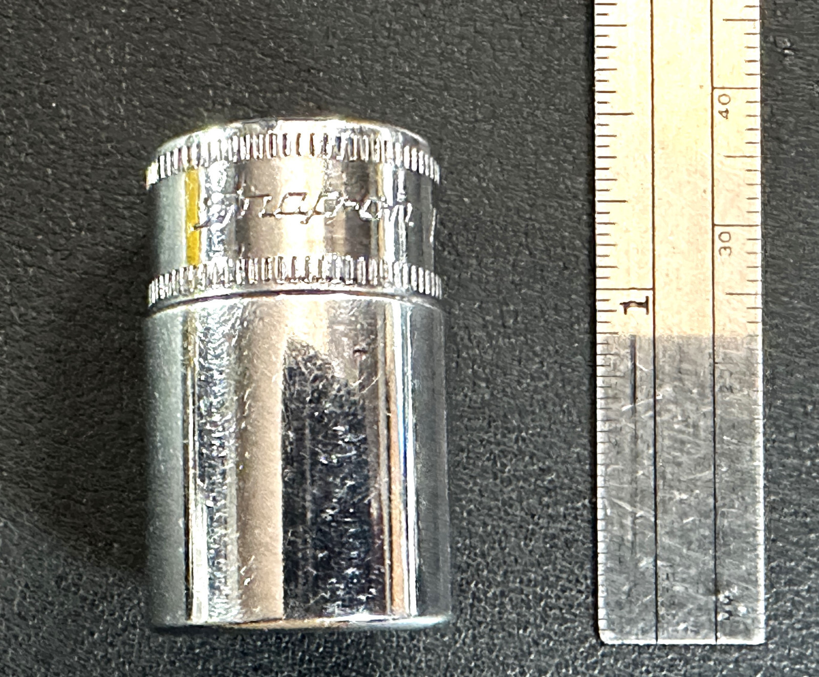 SNAP ON TMMS15 1/4″ Drive 6-Pt Metric I5mm Flank Drive® Semi-Deep Socket USA