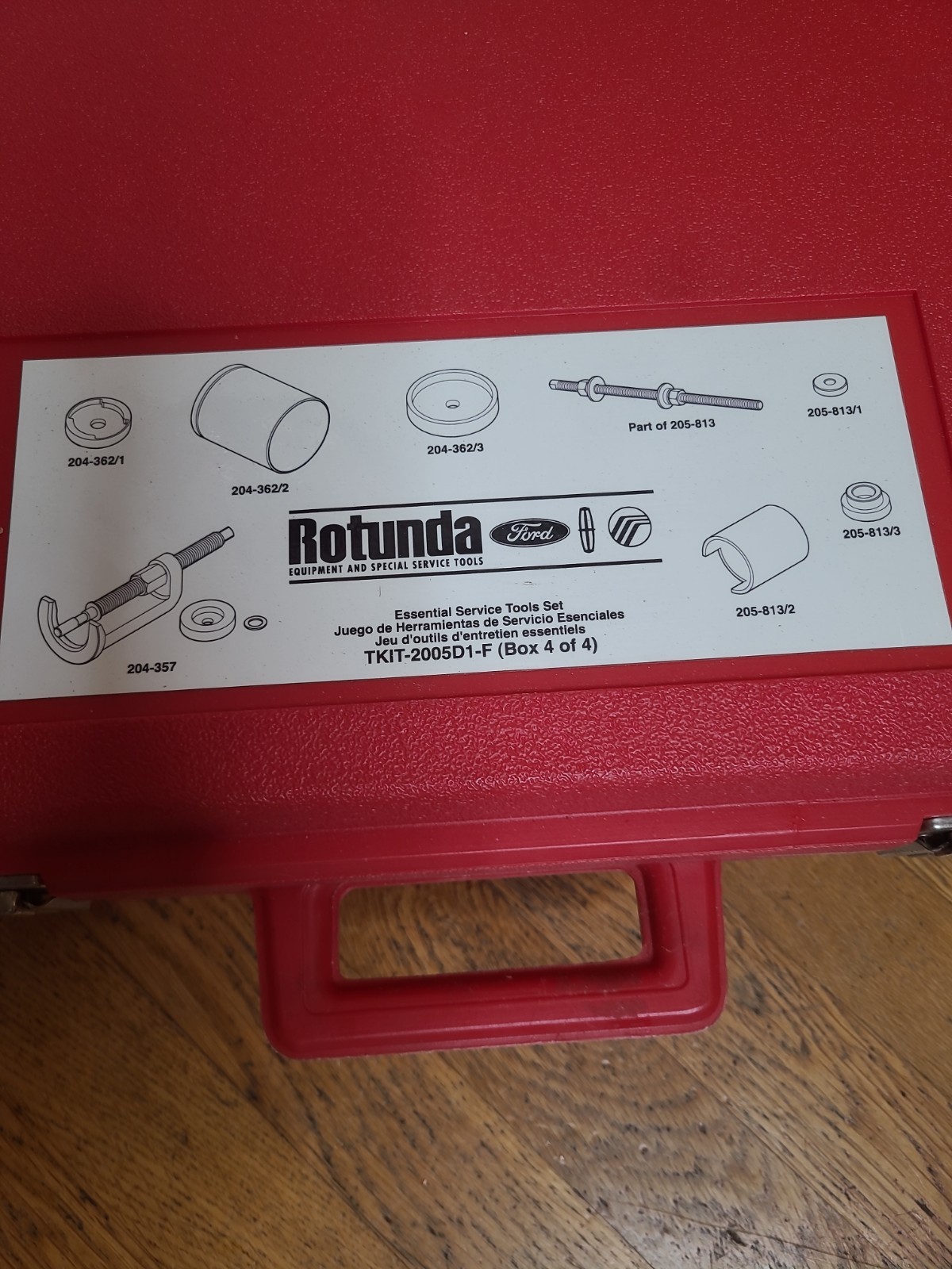 Rotunda/Ford TKIT-2005D1-F(Box1,2,3and4) Essential Service Tools