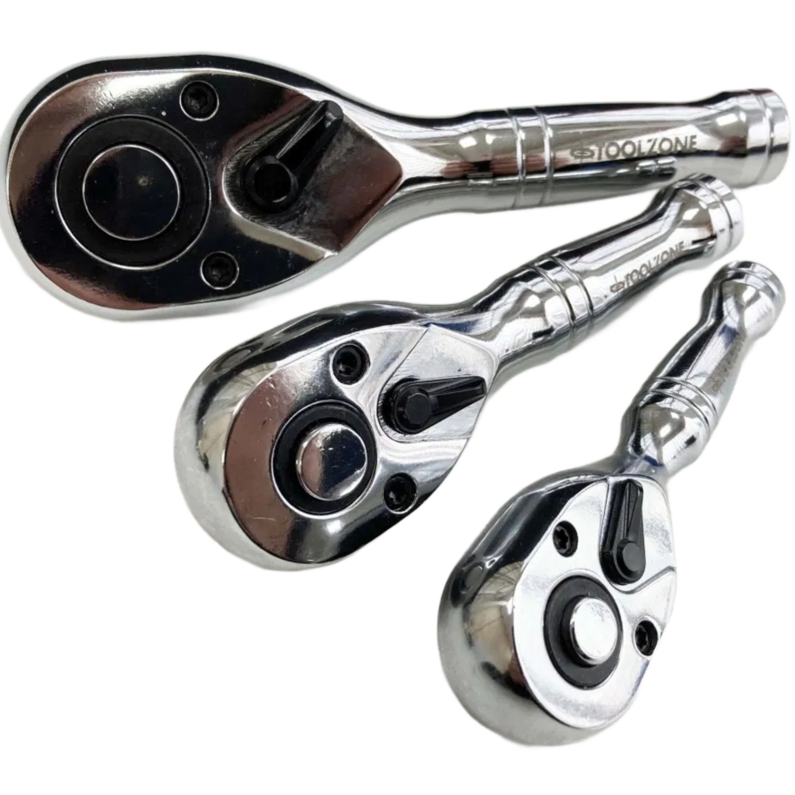 Stubby Ratchets 1/4 3/8 1/2in Drive Quick Release Reversible Ratcheting WRENCH
