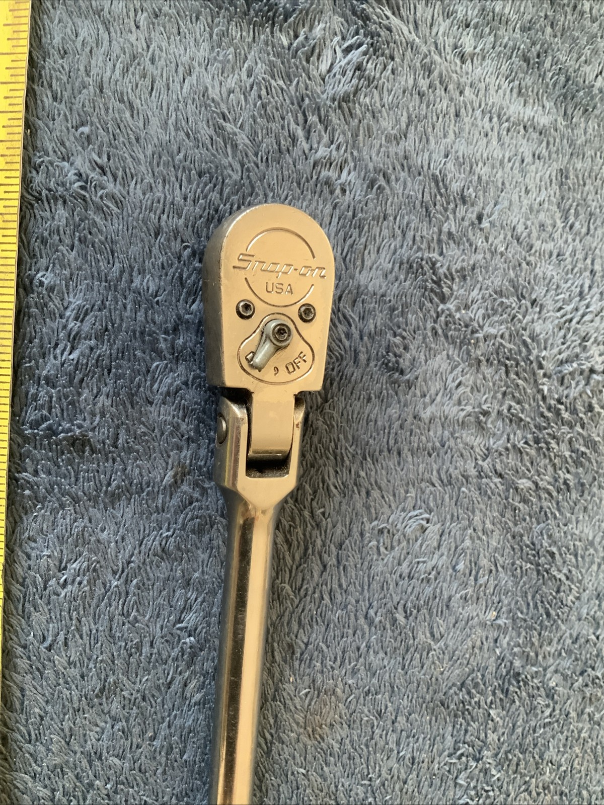 Snap On F832, 3/8” Drive Bent Handle Swivel Head Rarchet….works Fine…..