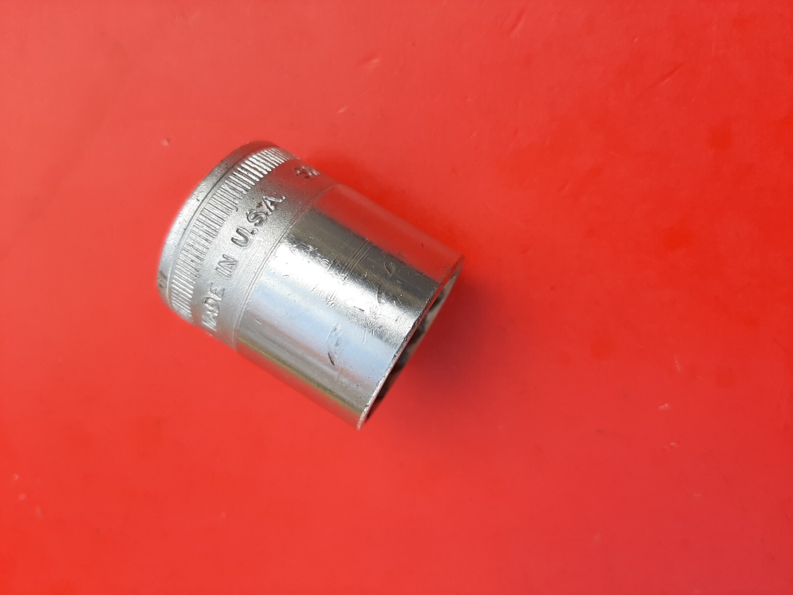 1947 Snap-on Tools USA 1/2″ Drive 1″ 12 Point Shallow Socket USA SW320-1/2″