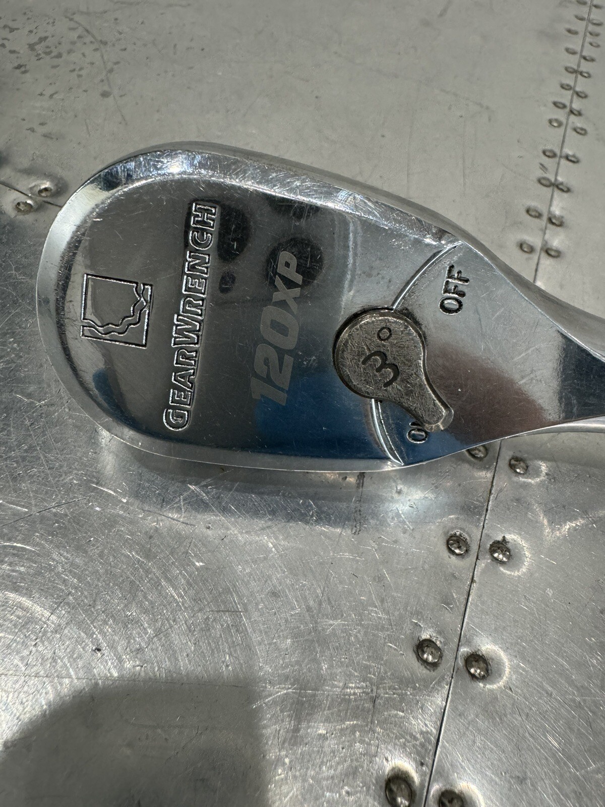 1/2″ Drive Full Polish Teardrop 120 xp Ratchet KDT-81304P