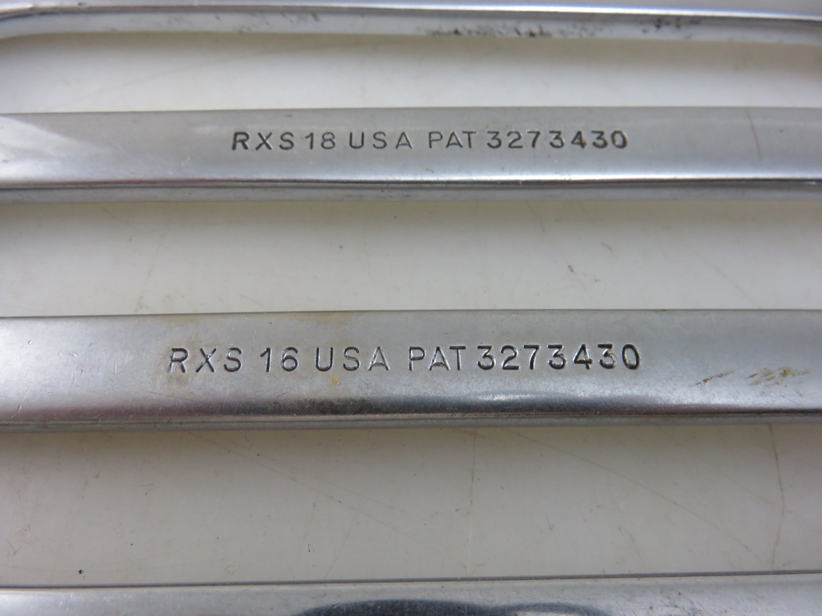 Snap-On RXS Series SAE Flare Nut Open End Wrench 6pc Set 3/8″-3/4″ **NO 11/16**