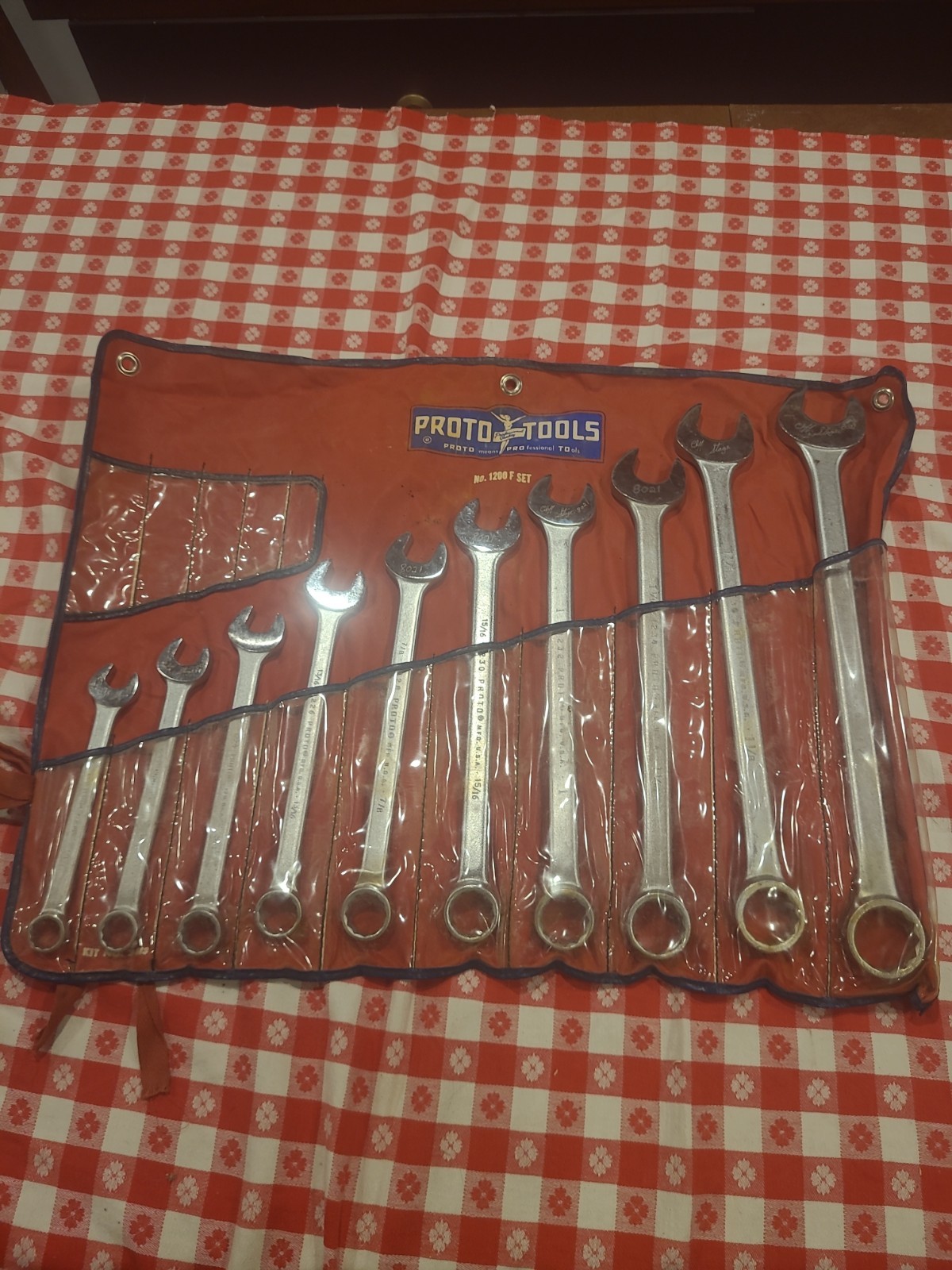 PROTO PROFESSIONAL 10-Piece 12-Point SAE Combination Wrench Set 5/8 to 1-1/4″