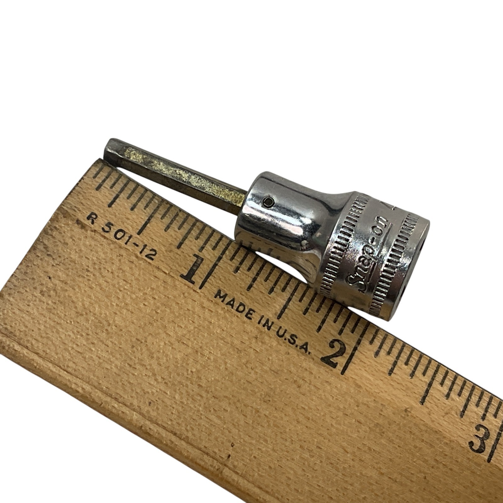 Snap-on Hex Bit Socket 4mm 6 Point 3/8″ Drive FAM4A Sold As Pictured Mechanic