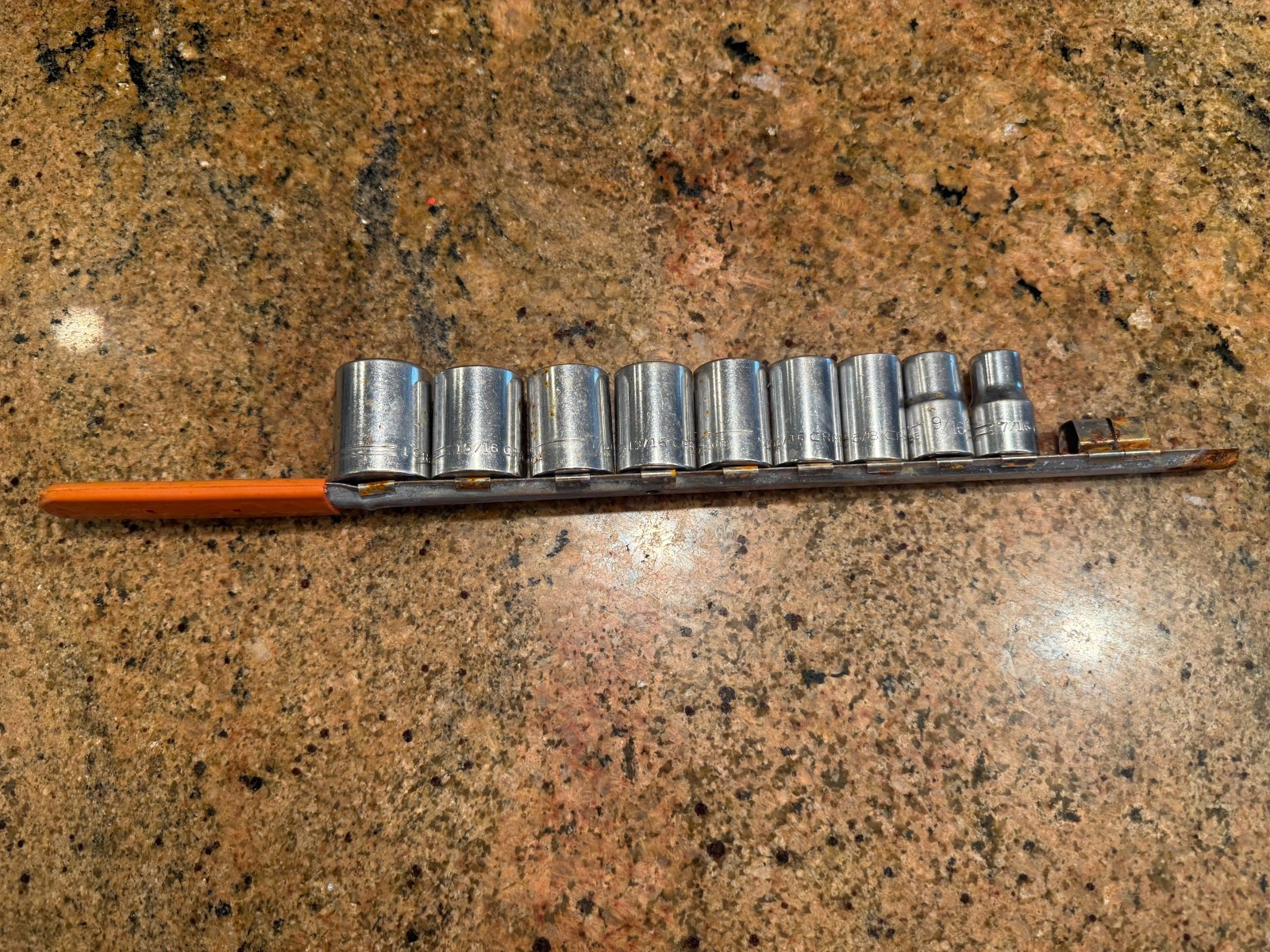 Craftsman 9 Piece 3/8 Drive 12 Point SAE Socket Set Shallow