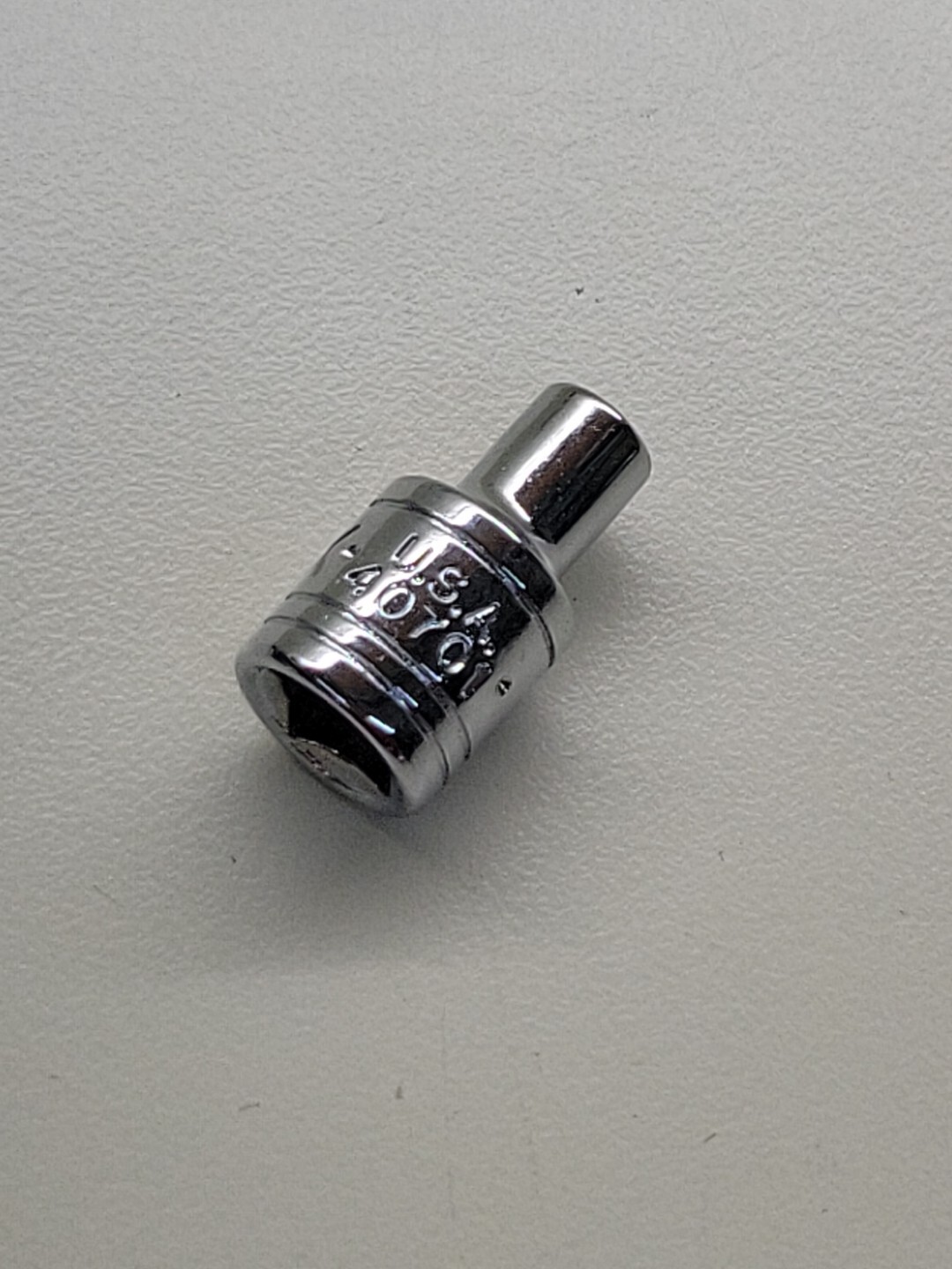 SK Hand Tools 40701 4mm 6pt 1/4″ Drive Standard Metric Chrome Socket *USA*