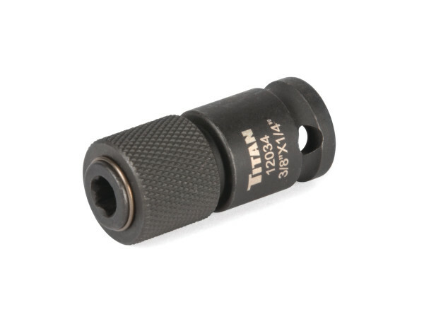 Titan 12034 3/8″ Dr. to 1/4″ Hex Quick Change Impact Adapter