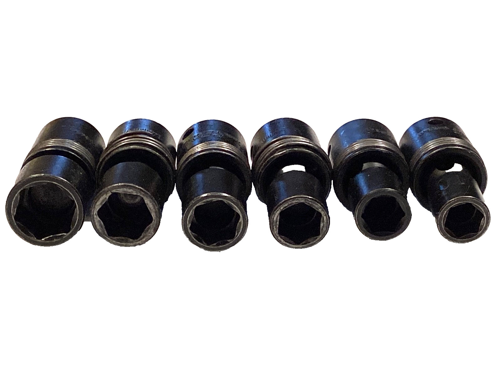 Power Torque 6 Piece Metric 6 Point Shallow Universal Socket Set 10MM-16MM NICE