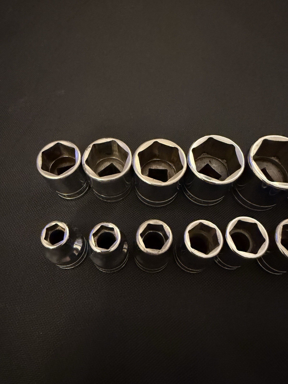 Snap On 13 Piece 1/2 Chrome Socket Set 3/8 – 1 1/8 – TW121A – TW136