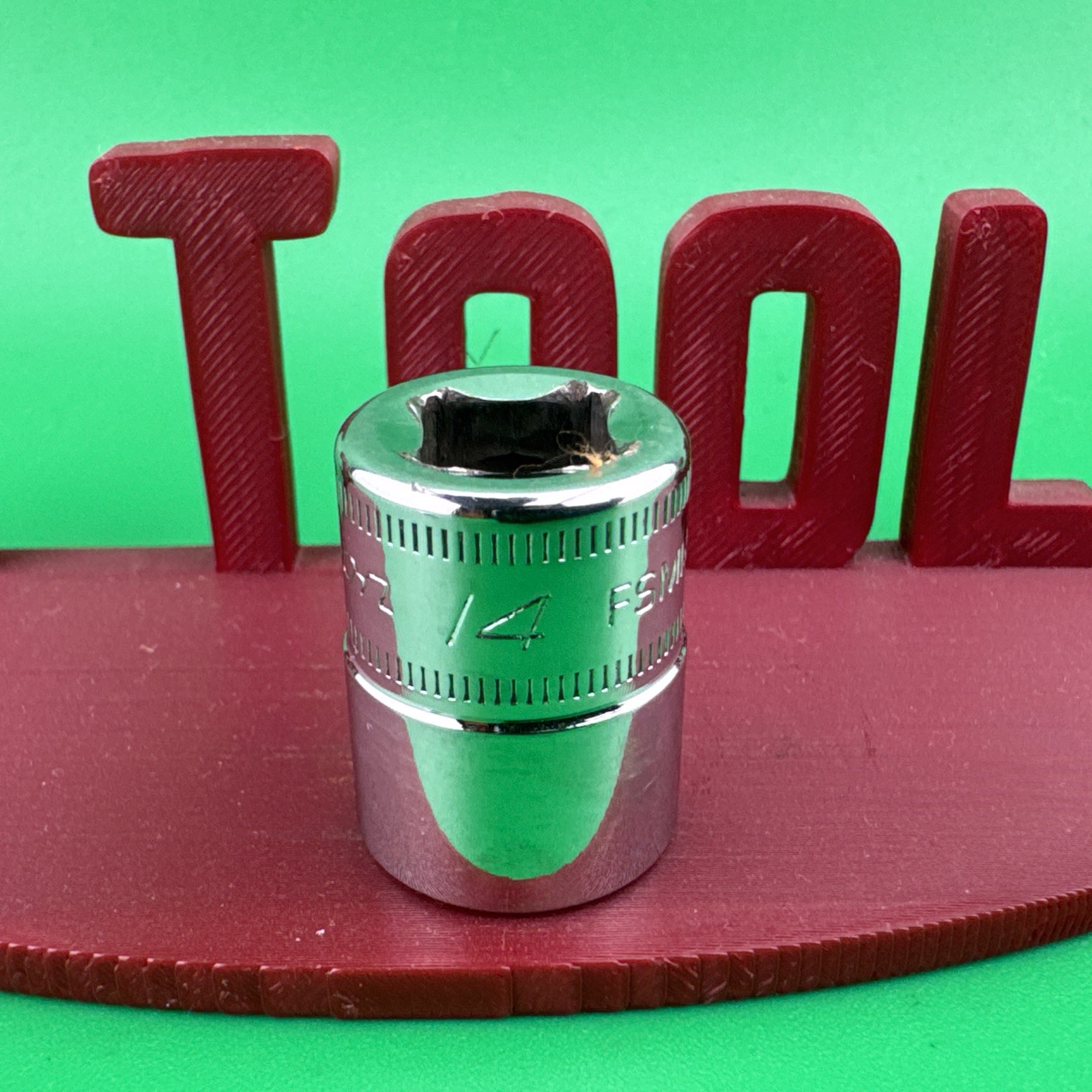 Snap On FSM141 3/8″ Drive 6-Point Metric 14mm Shallow Chrome Socket 4