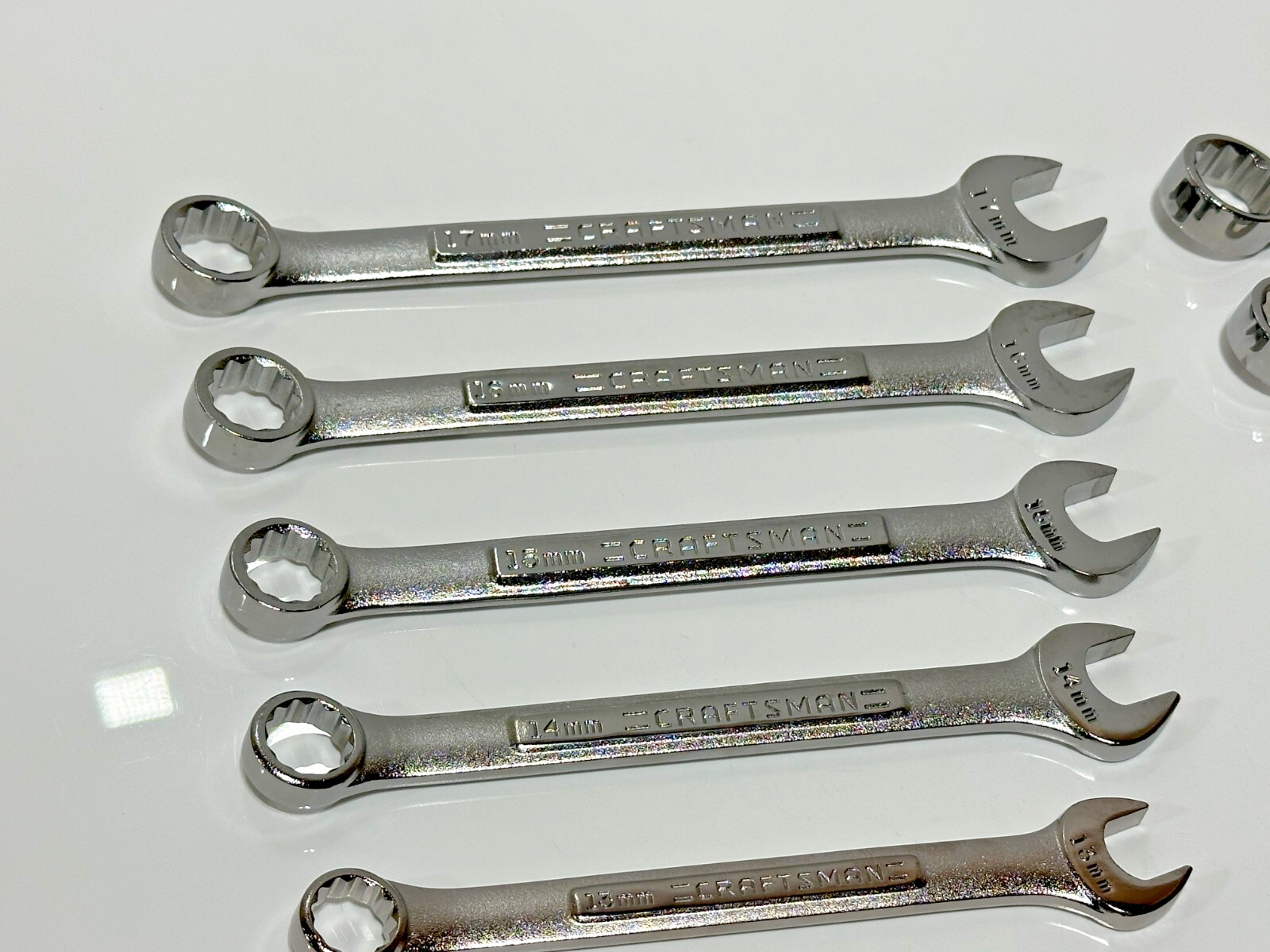 🇺🇸 Craftsman USA VA 18pc SAE 1/4-3/4 Metric 9-17mm Combination Wrench Set, NOS