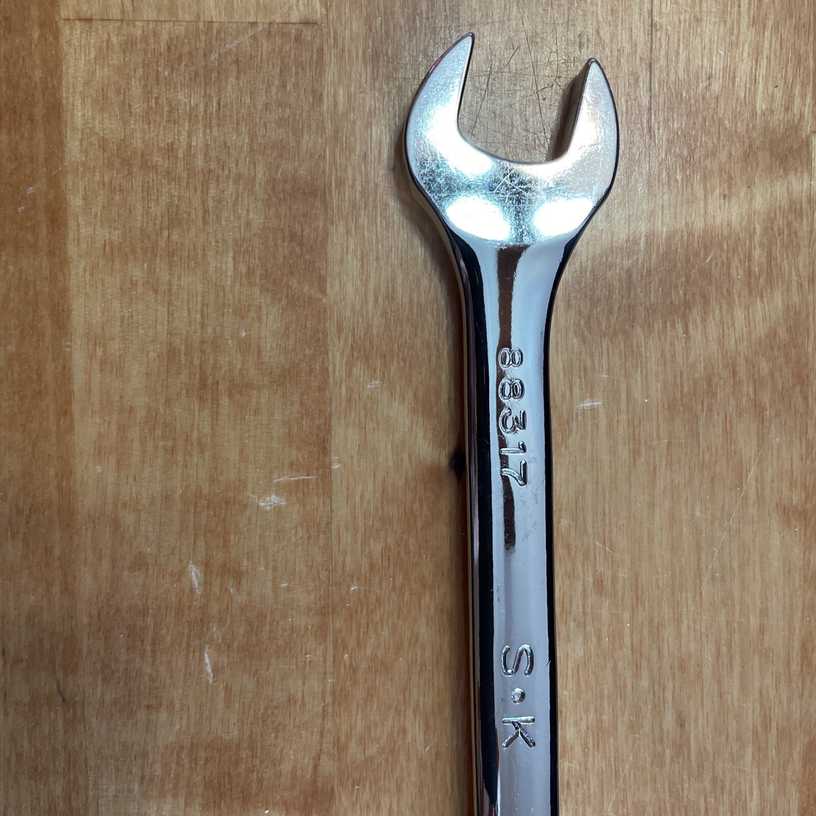 SK Tools 17 Mm Regular Length Super Krome Combination Wrench 88317 Made In USA!