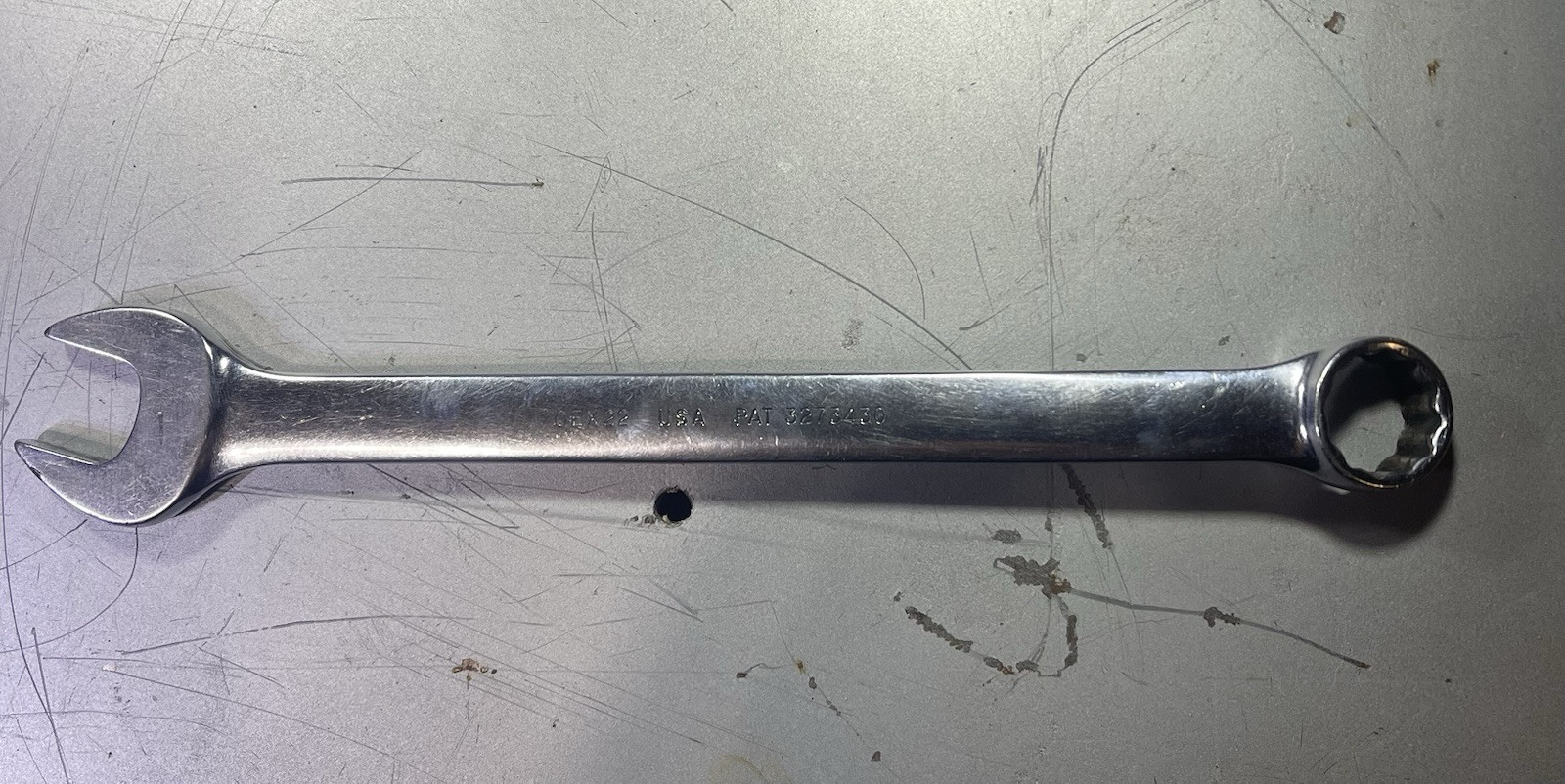 Snap On / Snap-On Tools USA 11/16 SAE Combination Wrench OEX22 Pat 3273430