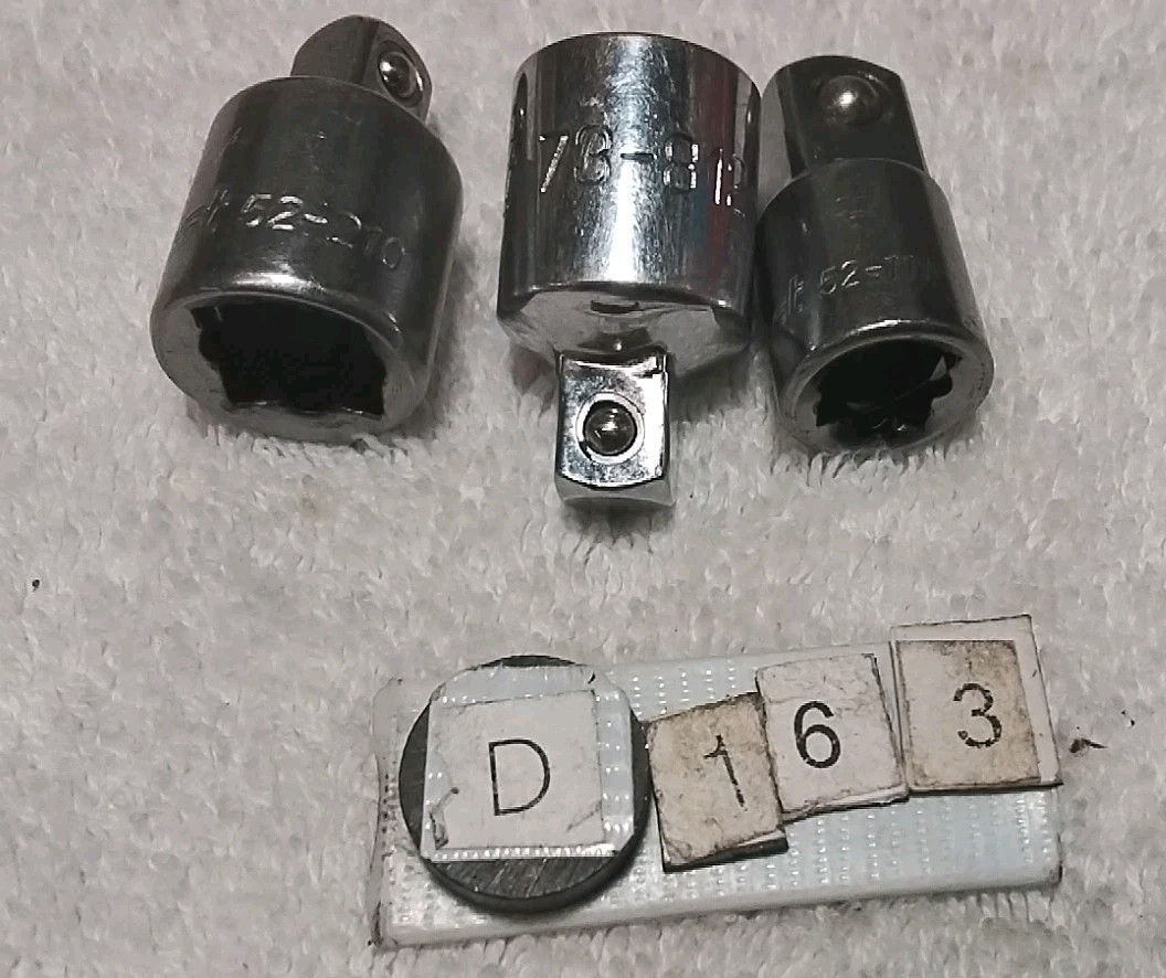 3pc DURALAST 3/8″&1/2″ ADAPTER SET