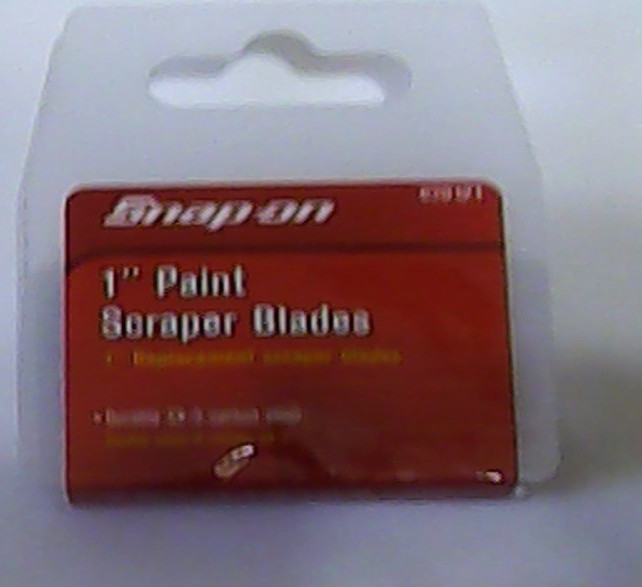 Snap On 87121 1 Inch Paint Scraper Blade 2 Pieces New