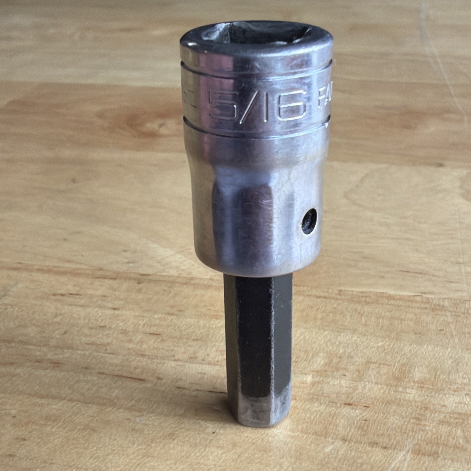 Snap On Tools 5/16″ Hex Bit Driver Socket 3/8″ Drive FA10B Made in USA