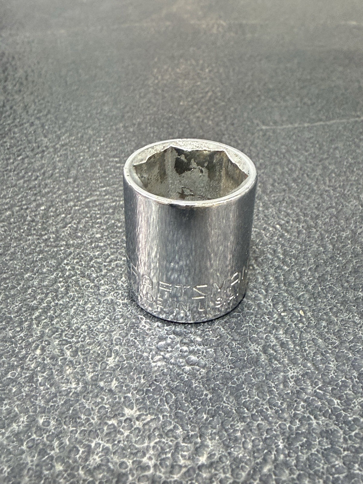 Vtg 5/8″ Craftsman G-Series P/N 43005 3/8″ Drive 6-Point Socket USA Made NOS