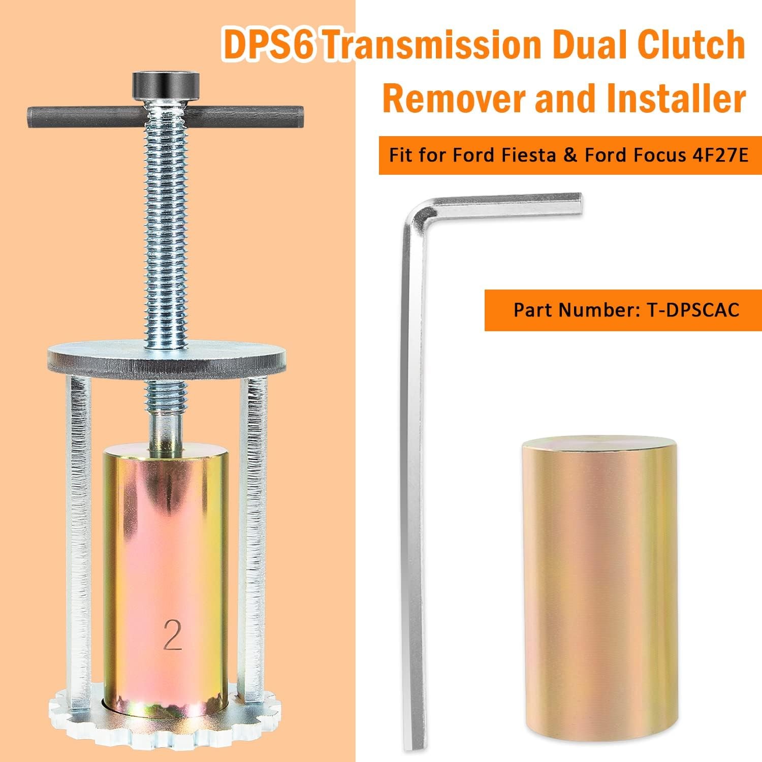 DPS6 Transmission Dual Clutch Remover Tool for Ford Fiesta DCT250 2010-2013