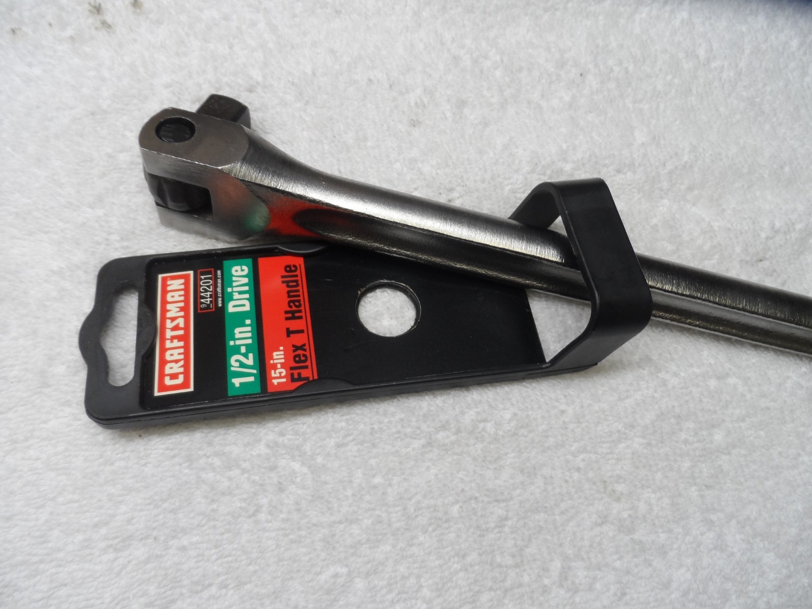 Craftsman 1/2″ Drive 15″ Flex Head Breaker Bar, USA, VVV – Part # 44201 (tag)