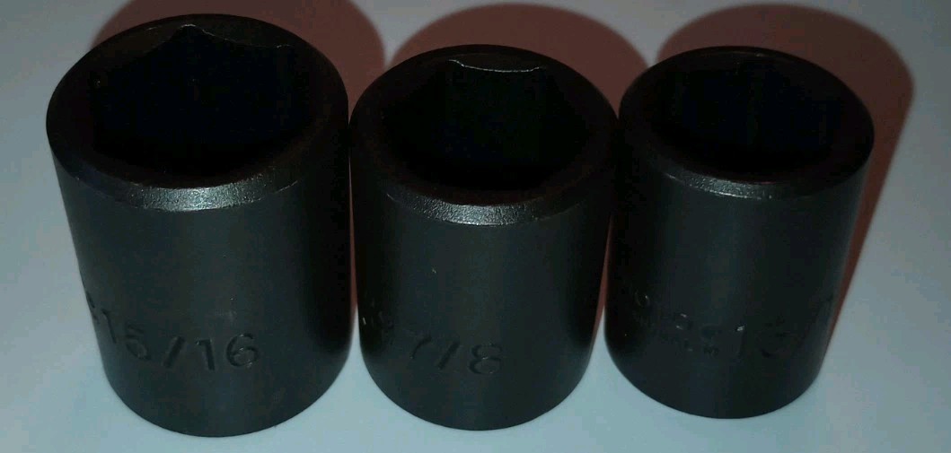 PROTO IMPACT SOCKETS 7426H, 7428H, 7430H, 13/16, 7/8,15/16 1/2″ DRIVE, FREE SHIP