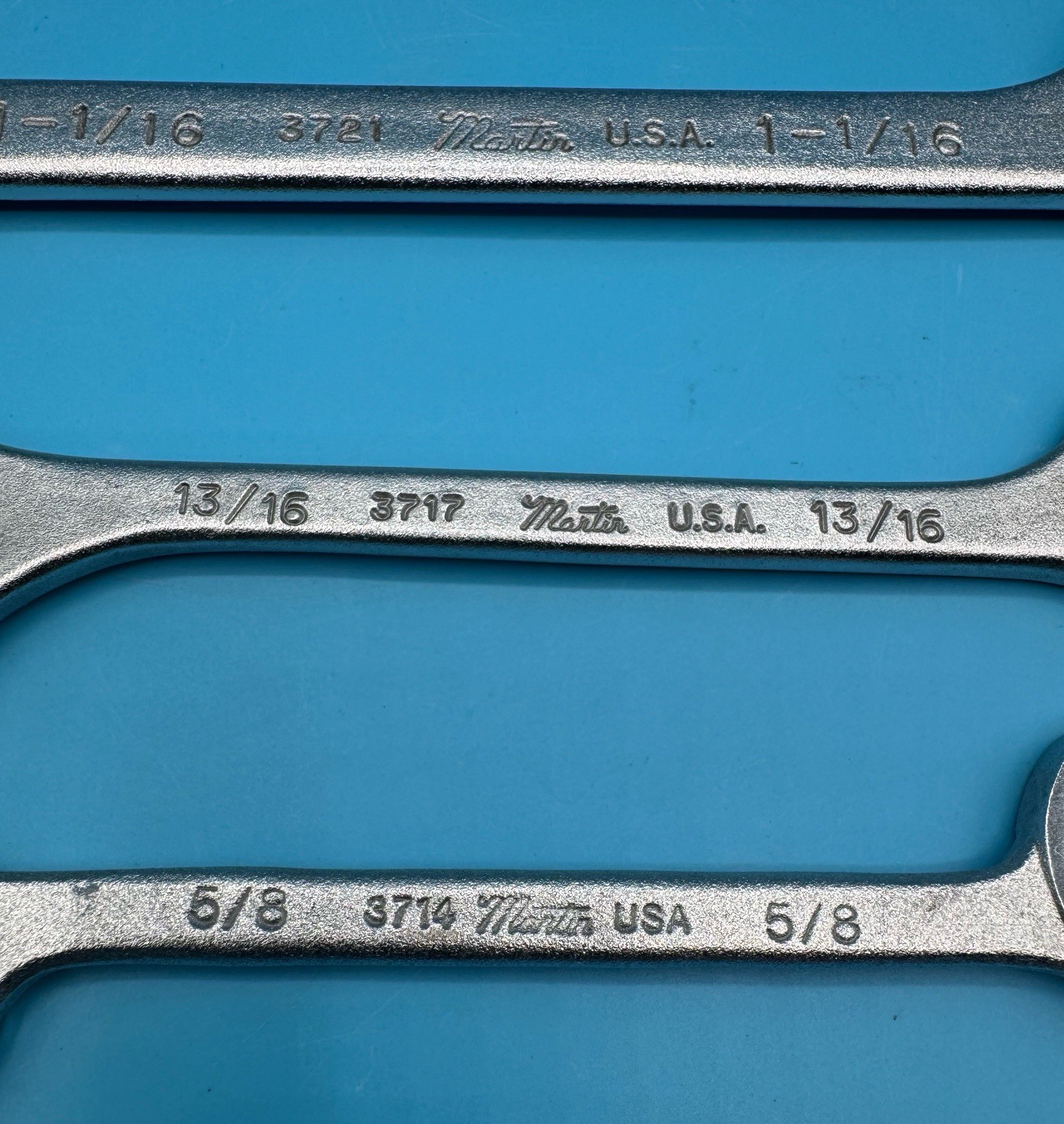 Martin Tools OB18K Double End Angle Wrench Set of 4 PCS 1-3/8 1-1/16 13/16 5/8
