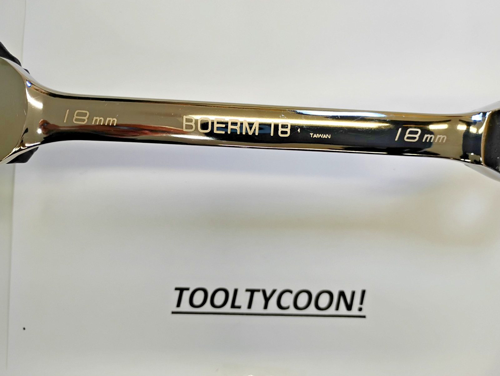 Blue Point Tools NEW BOERM18 18mm 15 Degree Ratcheting 12pt Wrench CHROME