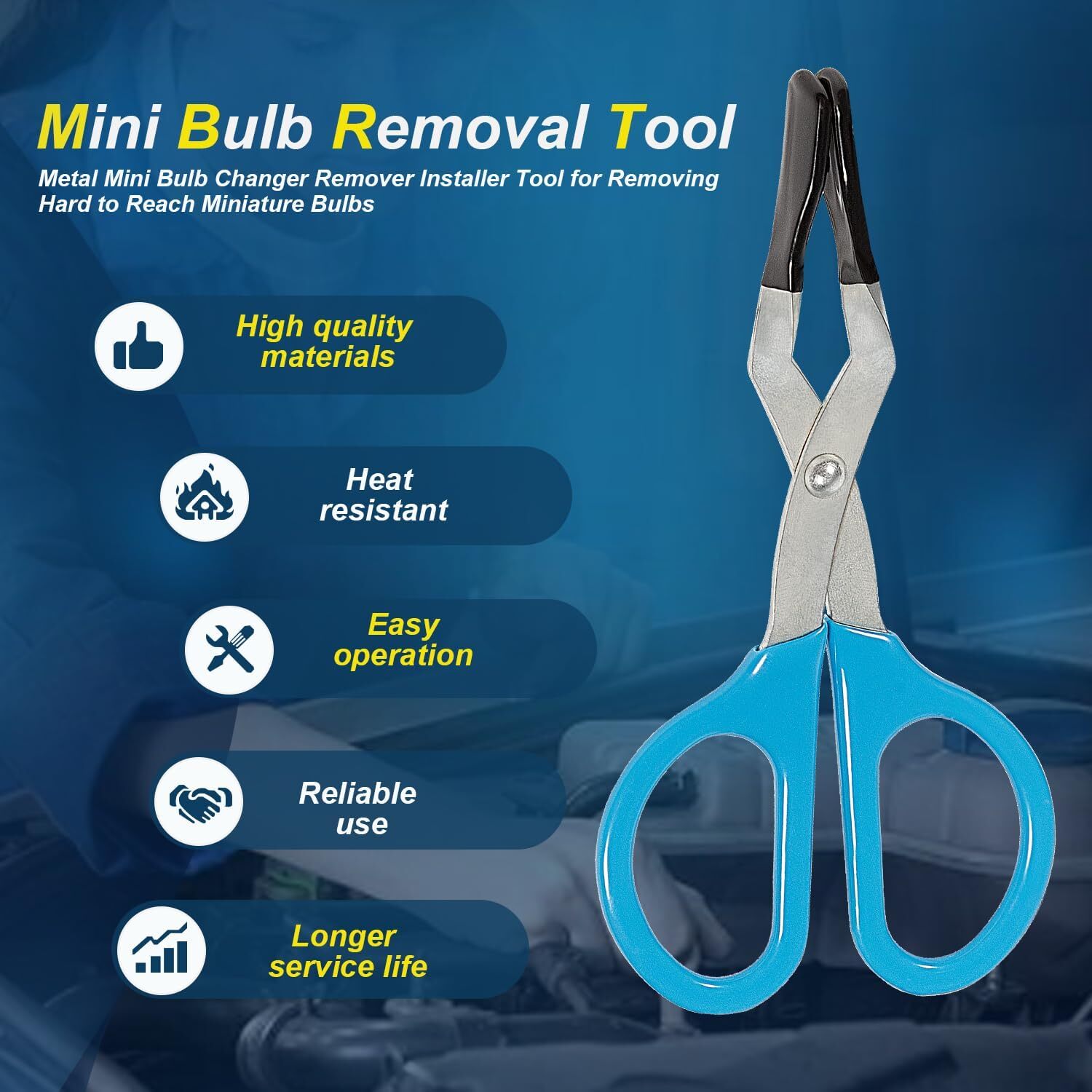 Mini Bulb Pliers, Mini Bulb Removal Tool for Removing Miniature Mini Bulbs