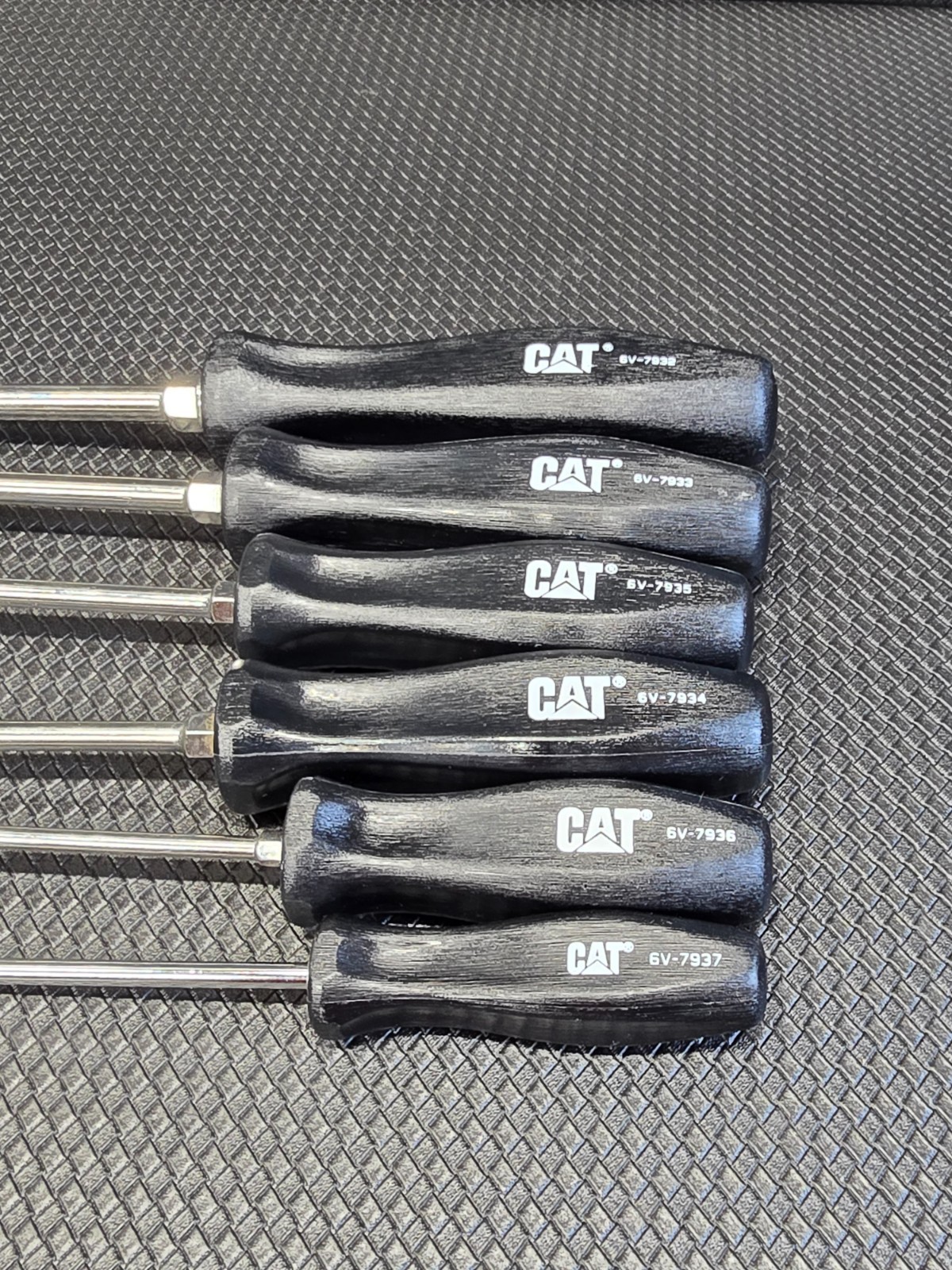 Caterpillar Cat Tools USA By Snap on 6pc Screwdriver Set Phillips Flat