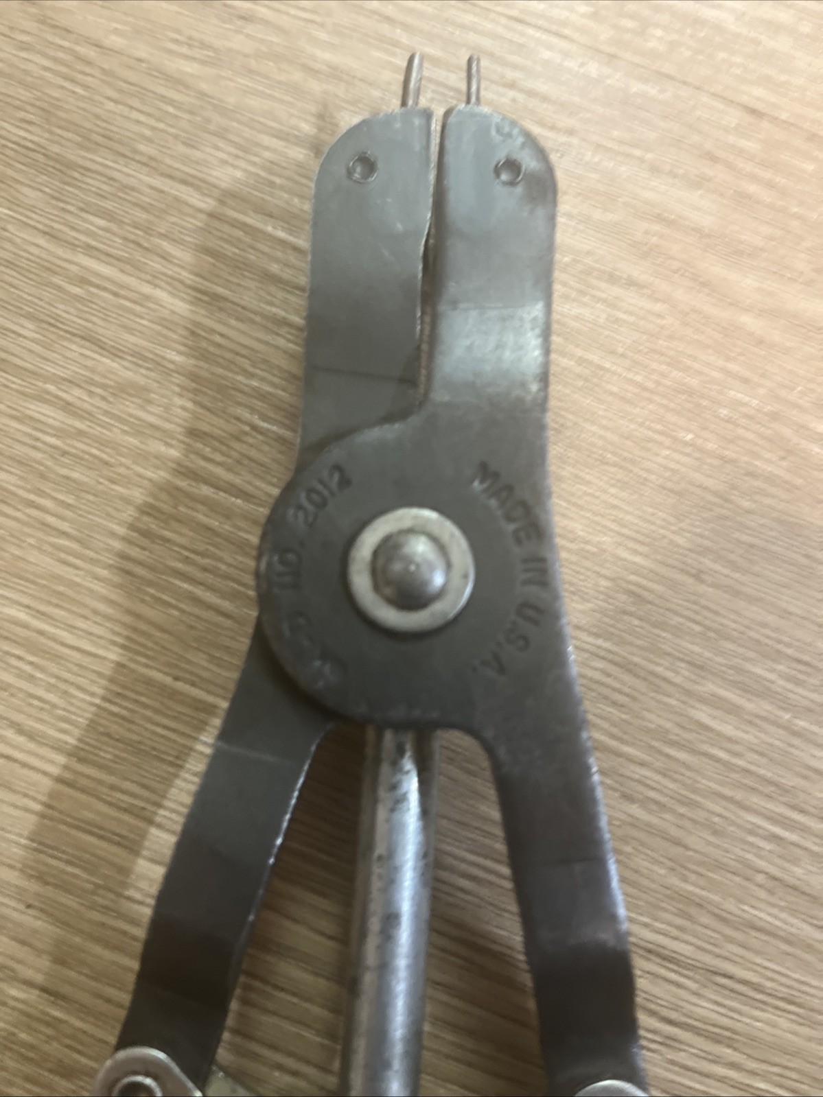 Vintage K-D No 2012 Snap Ring Pliers Turn Screw Adjustment Made in USA Used