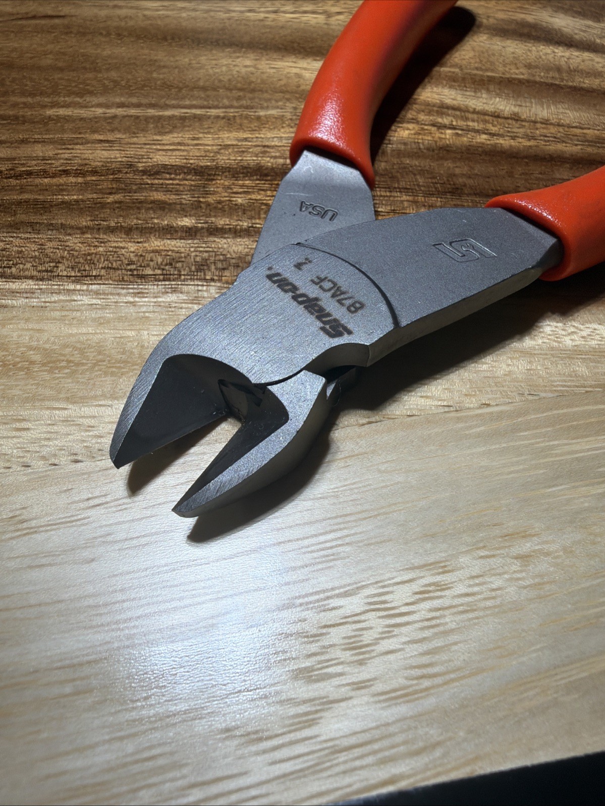 *NEW* Snap On 87ACF ORANGE 7″ VectorEdge Diagonal Cutter FREE SHIPPING