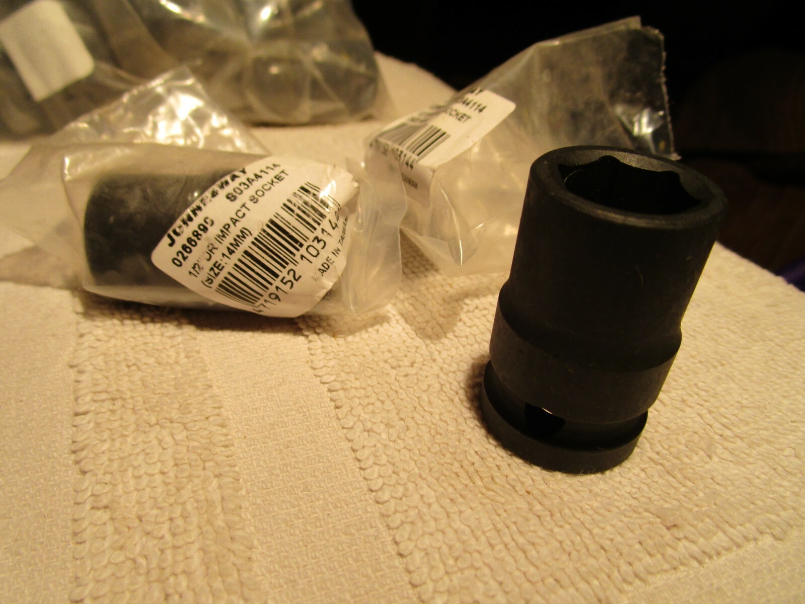 (2) 1/2″Drive 14mm 6pt Phosphate Standard Impact Socket