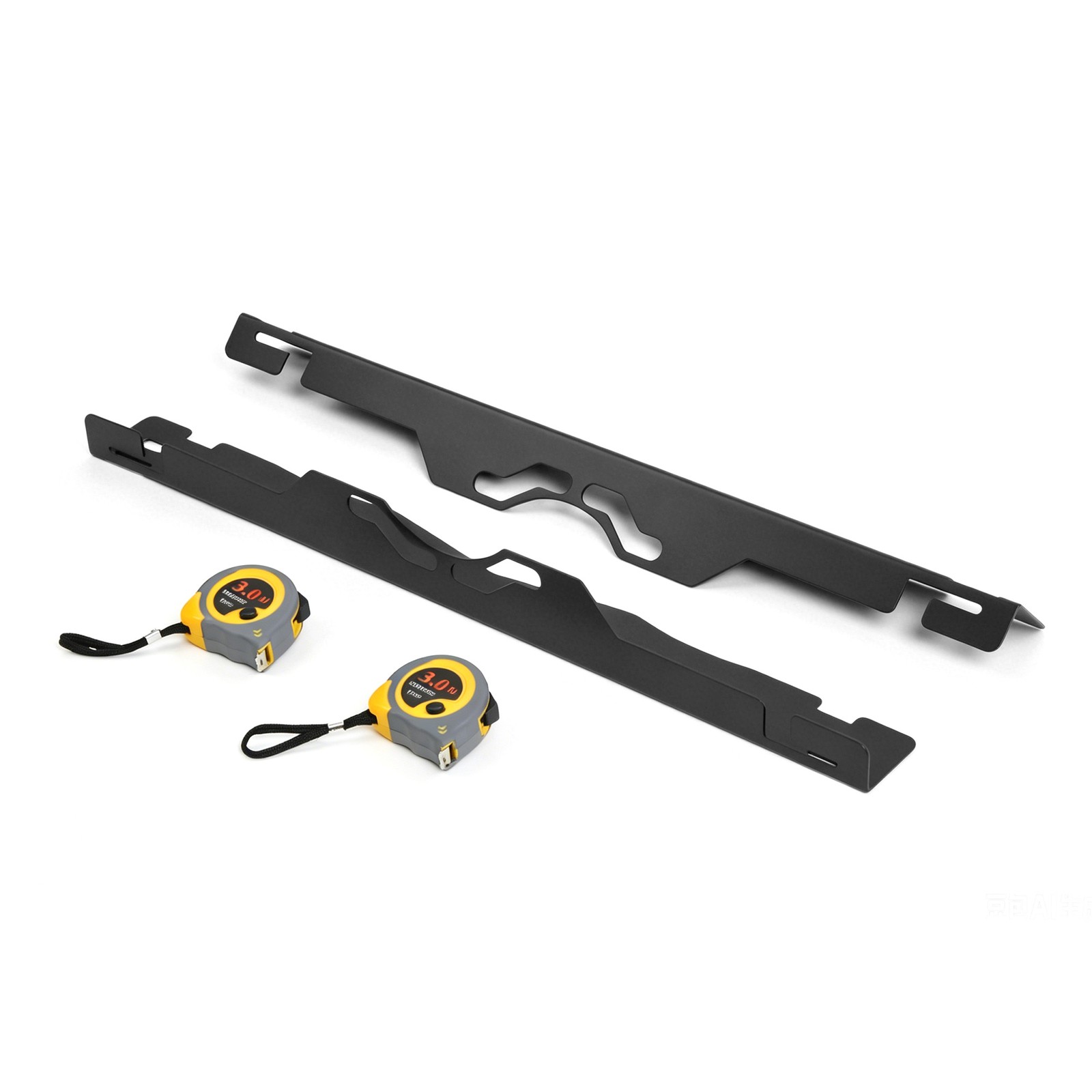 2pcs Wheel Alignment Tool Plate Toe Alignment Plates Hanging Holes Tape Measures