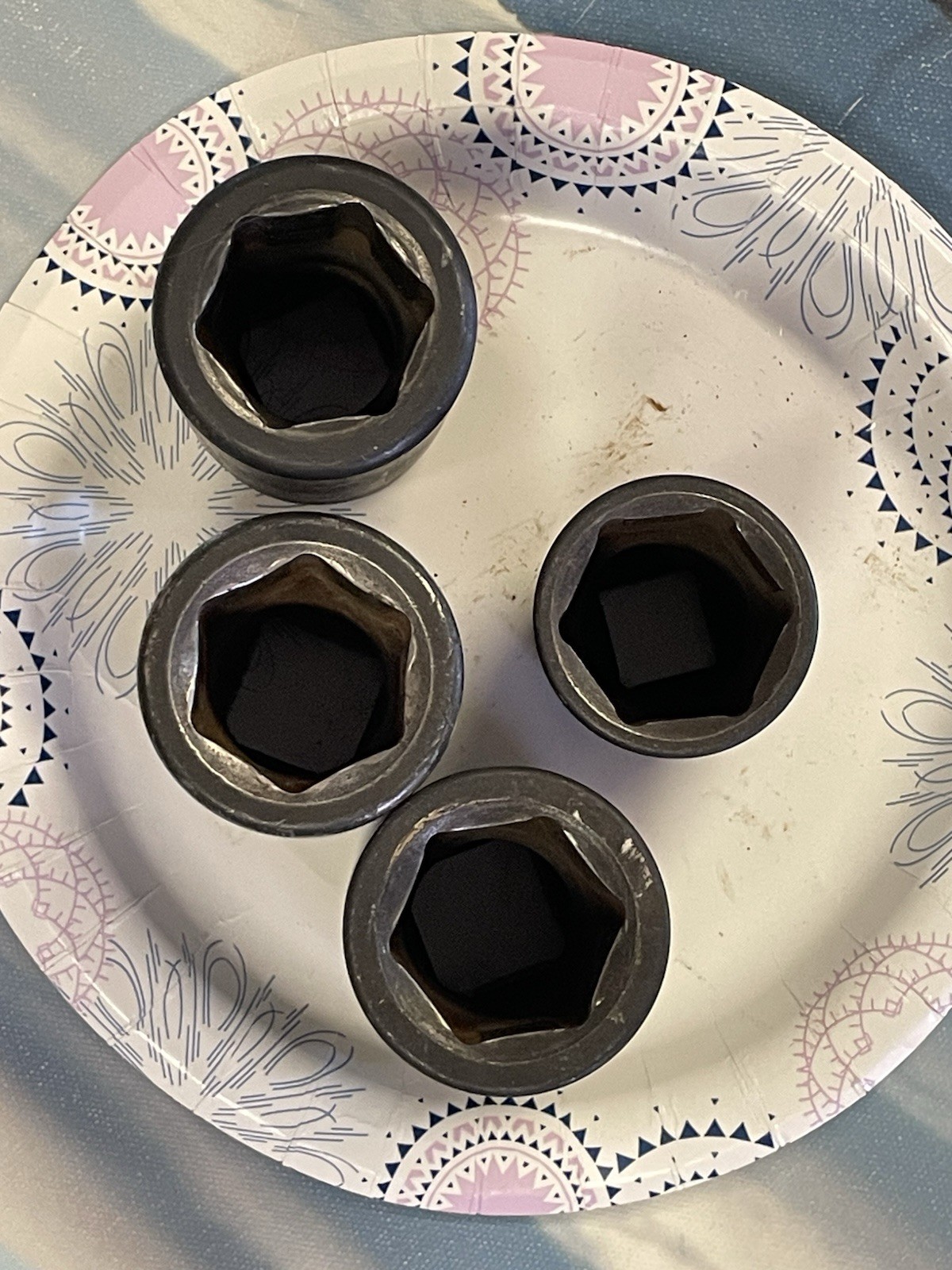 Gp 33mm Socket 1″ Drive 6 Point lot of 4 sockets