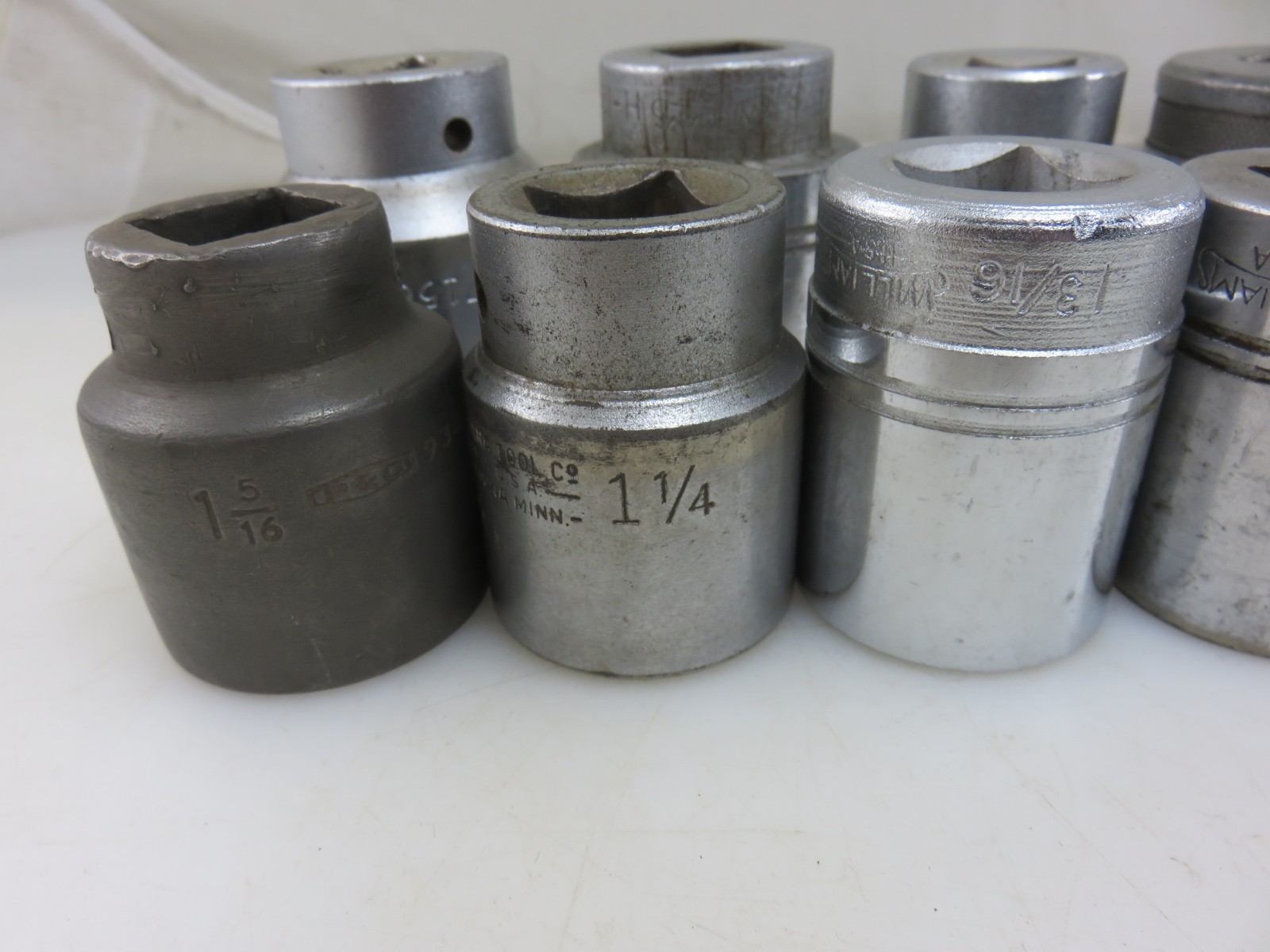 Craftsman S-K Etc. SAE 3/4″ Dr. Socket Set 12pt 15/16″-1 3/4″ 11pc ALL USA MADE