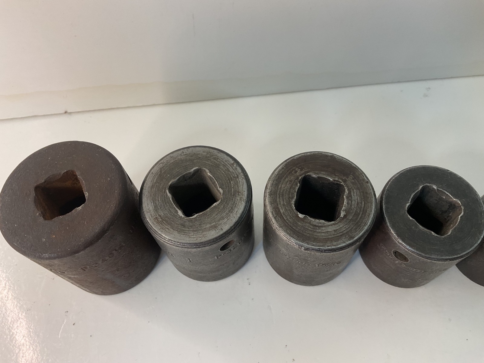 Snap On Tools Vintage 1/2″ Drive Impact Socket Set 6 Point Mixed 11 Pieces