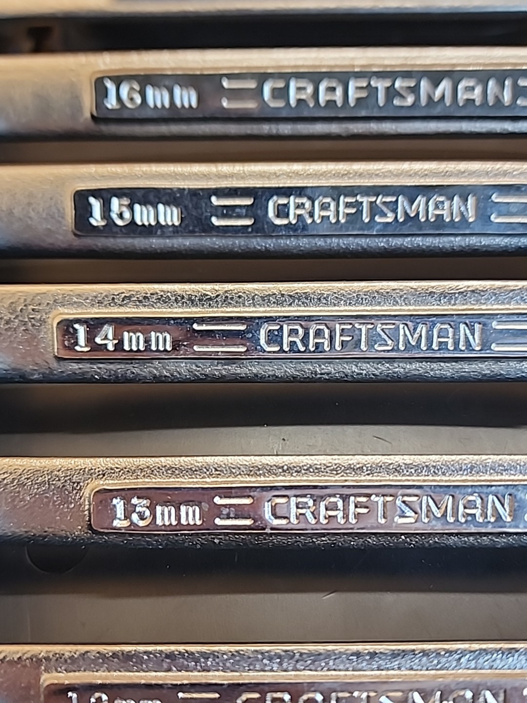 Craftsman Metric Combination Wrench Set 12pt VA Series 10pc 8 – 17mm USA NO RACK