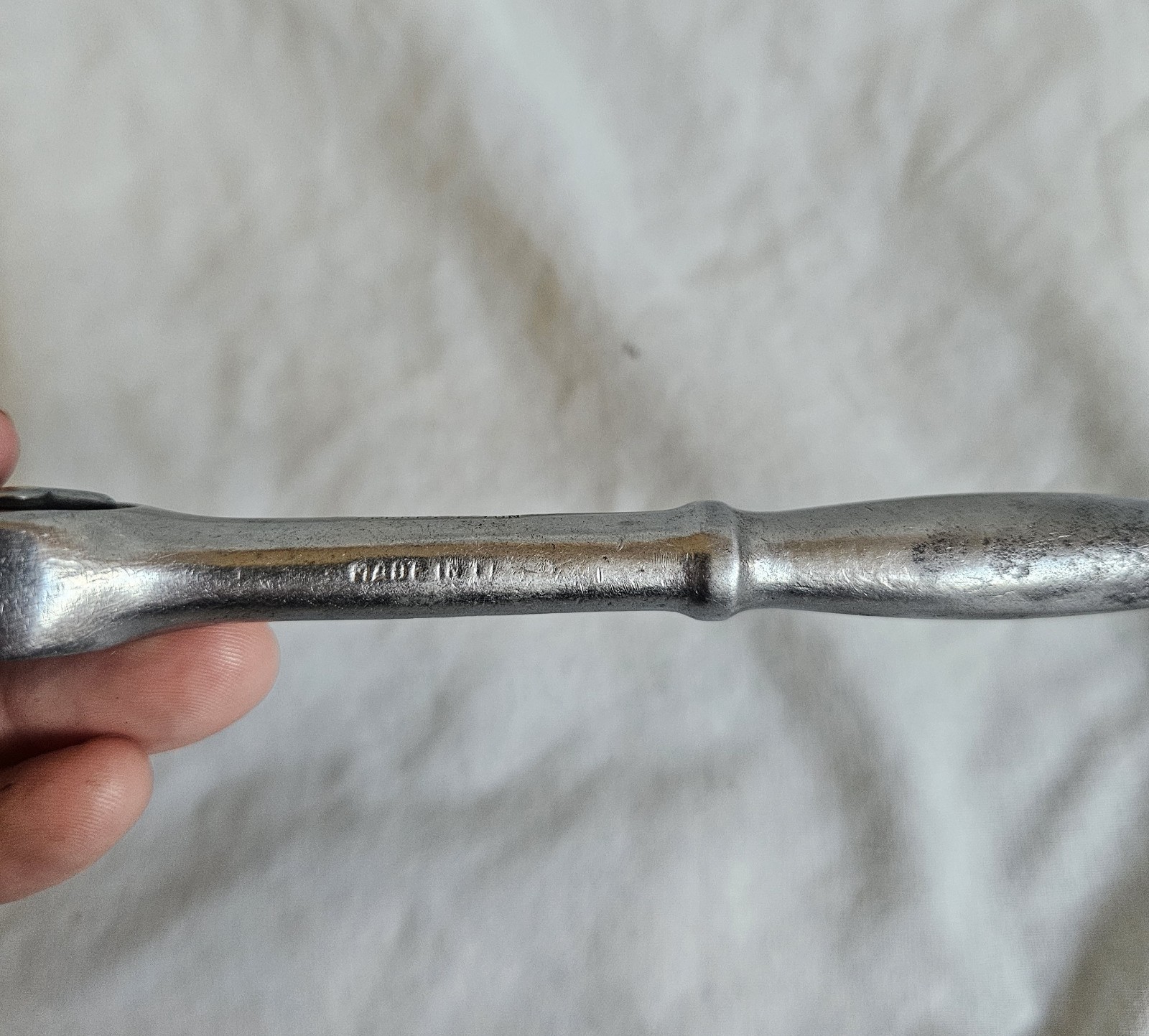 1963 Snap On F-70-N – 3/8” Drive, Chrome, Ferret, Ratchet-USA-Vintage-