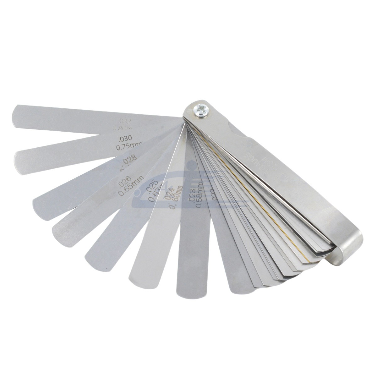 Spark Plug Gap Tool & 32 Blades Metric Feeler Gauge Filler Measuring Tools Red