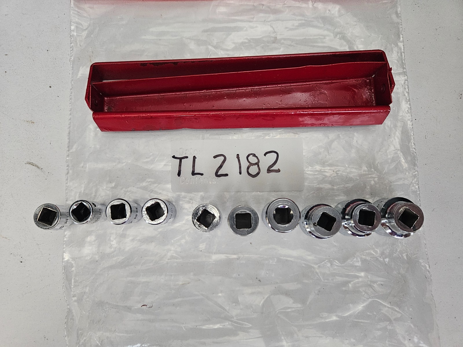 MAC TOOLS #M6 SERIES 10 PC 6 PT 1/4″ DRIVE 5MM-14MM SOCKET SET W/HOLDER (TL2182)