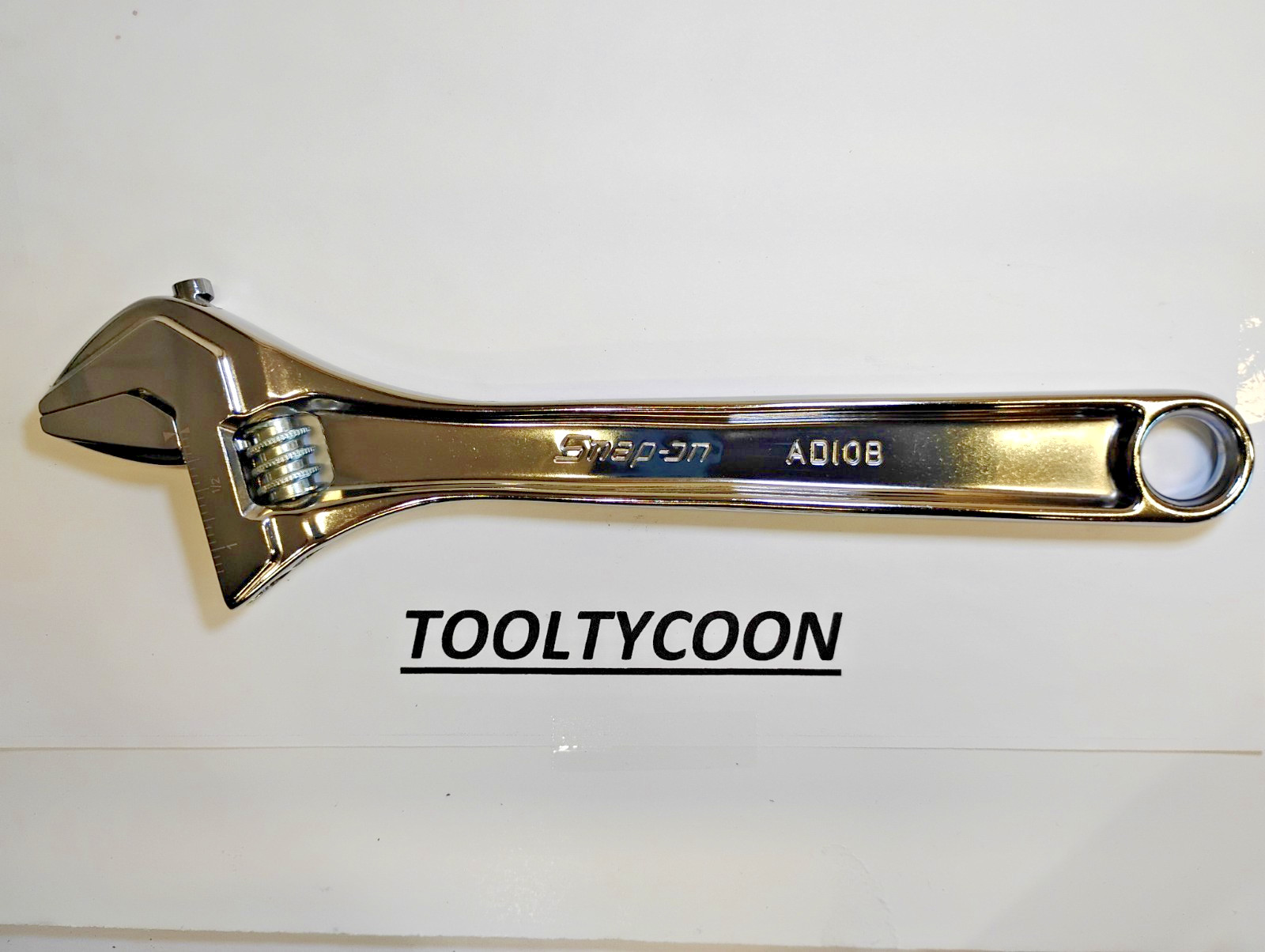 Snap-On Tools SPAIN NEW 10″ ADJUSTABLE Wrench Chrome AD10B