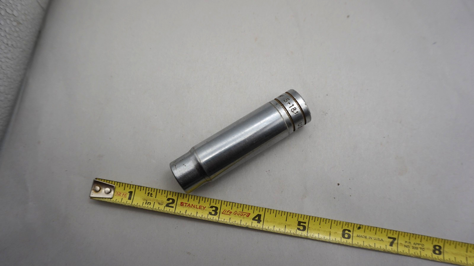 Snap-on Tool 1/2″ Drive Deep Chrome Socket SAE 9/16″ S181 12 Point free ship