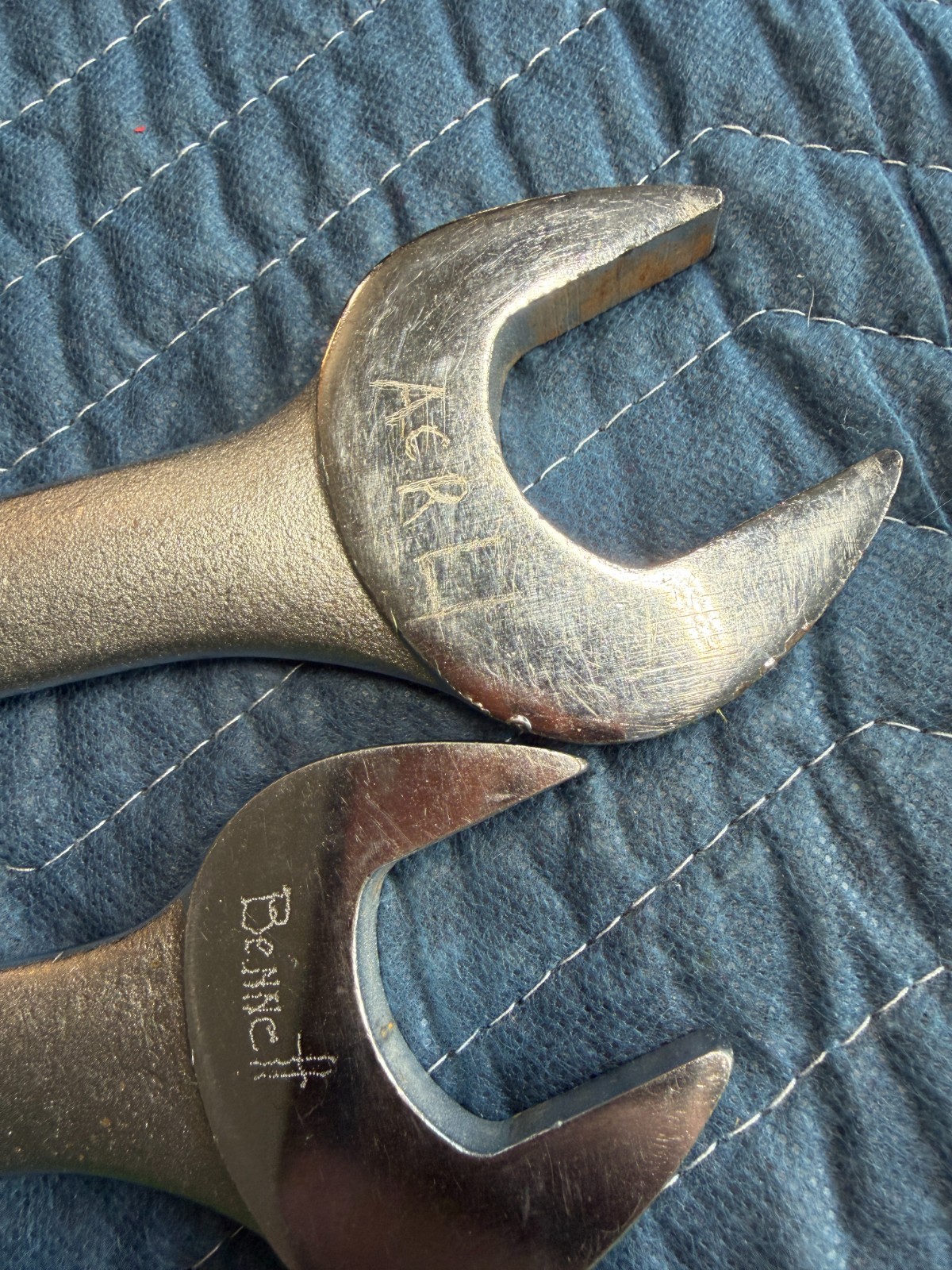 6 – Vintage Craftsman -V- And VV Double Open End Wrenches SAE See pictures
