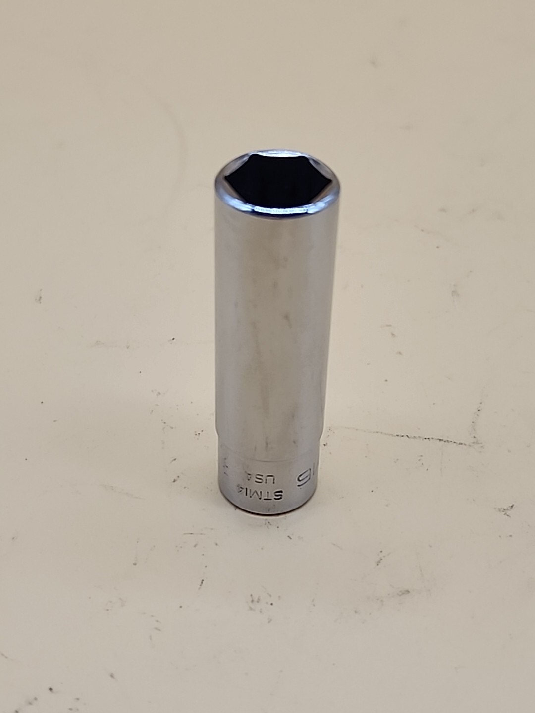 Snap-On Tools STM14 1/4″ Drive 7/16″ SAE 6 Point Deep Chrome Socket USA