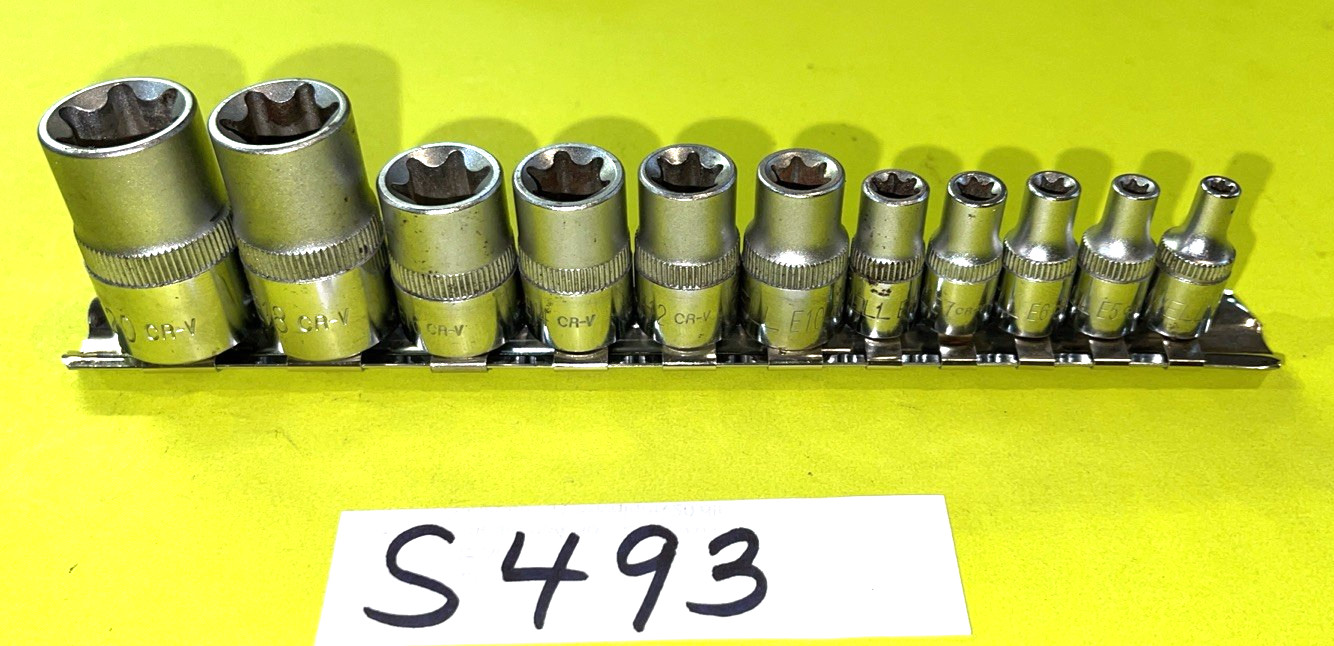 CORNWELL TOOLS 11 PIECE MULTI DRIVE INSIDE TORX SOCKET DRIVER SET E4 – E20