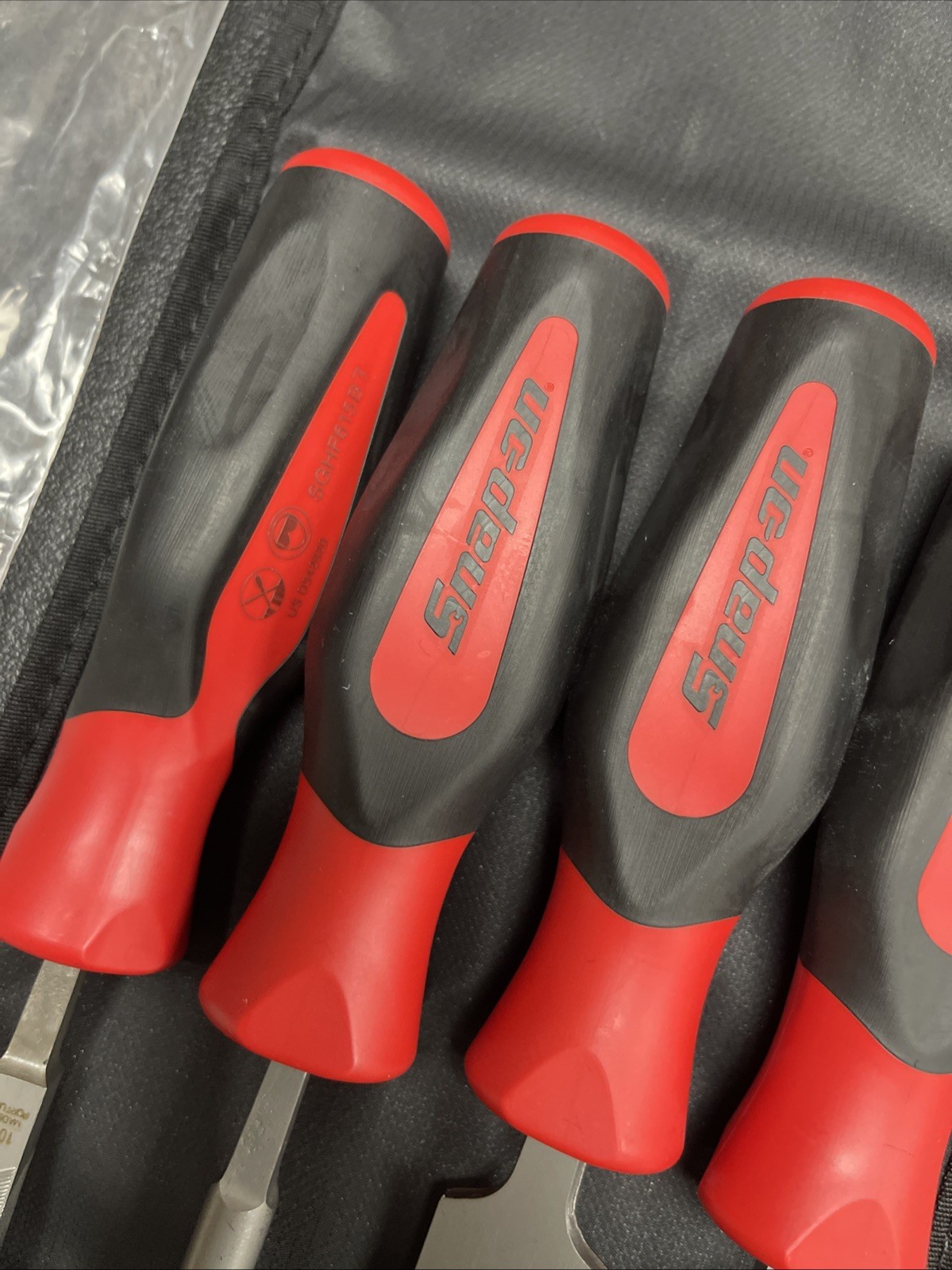 Snap-on Tools PORTUGAL NEW 4-Piece Red Mixed File Set SGHBF600A