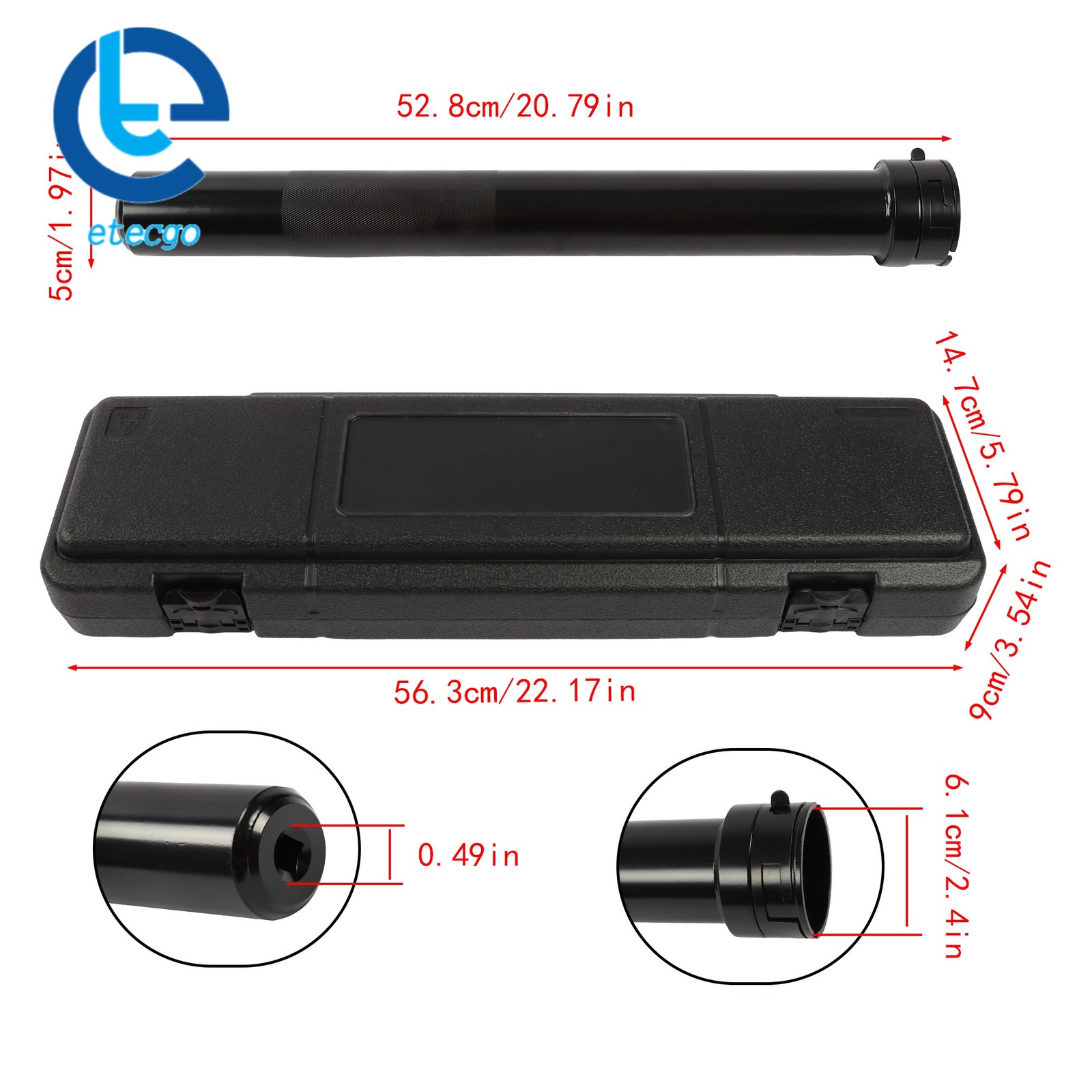 New 13pc Inner Tie Rod Removal Installation Tool Set with 12 SAE Metric Adaptors