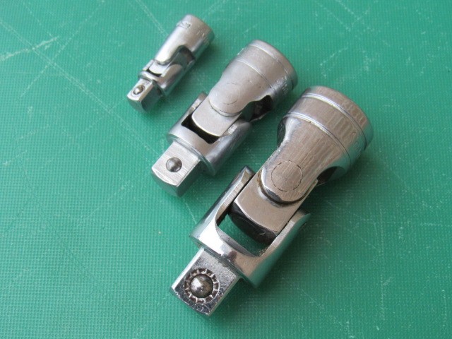 SNAP ON 103UFTS 1/4″ 3/8″ 1/2″ 3 PIECE UNIVERSAL SWIVEL JOINT SET TMU8 FU8A S8