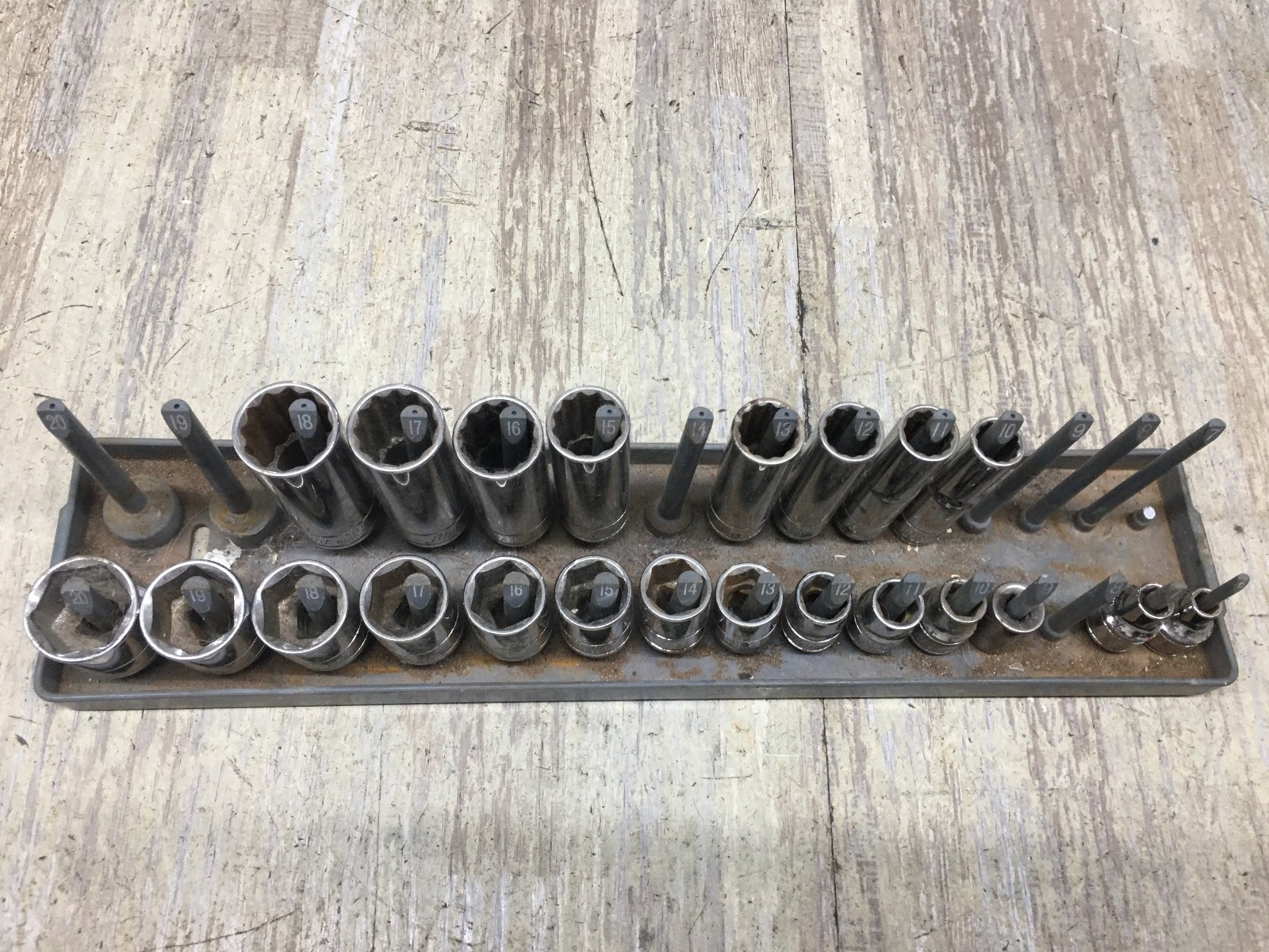 Blue Point Tools BLPLM 3/8″ Drive Metric 12 Point 8PCS BLPSM 14PCS 22pc Sockets