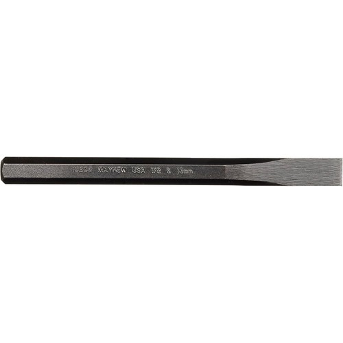 Mayhew 10205 Cold Chisel, 1/2″(13 mm) x 6″, Black Oxide